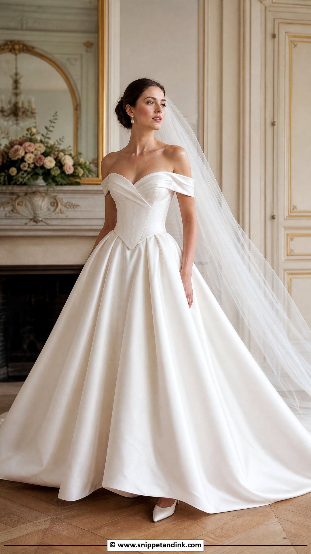 Bridal Gown With Basque Waist - Snippet and Ink - 35 Bridal Gown Ideas