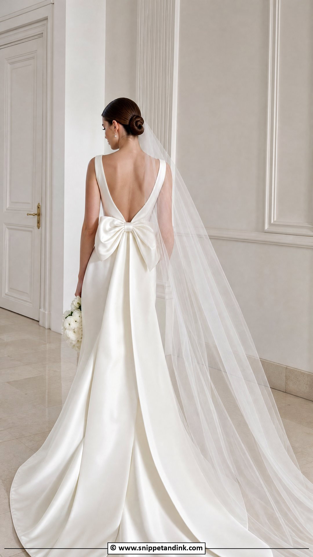 Bridal Gown With Bow Back - Snippet and Ink - 35 Bridal Gown Ideas