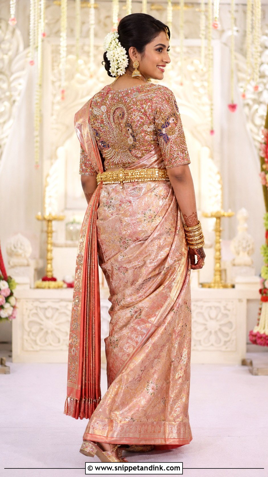 Bridal Heavy Aari Work Blouse Design - Snippet and Ink - 25 Bride Aari Work Blouse Design Ideas