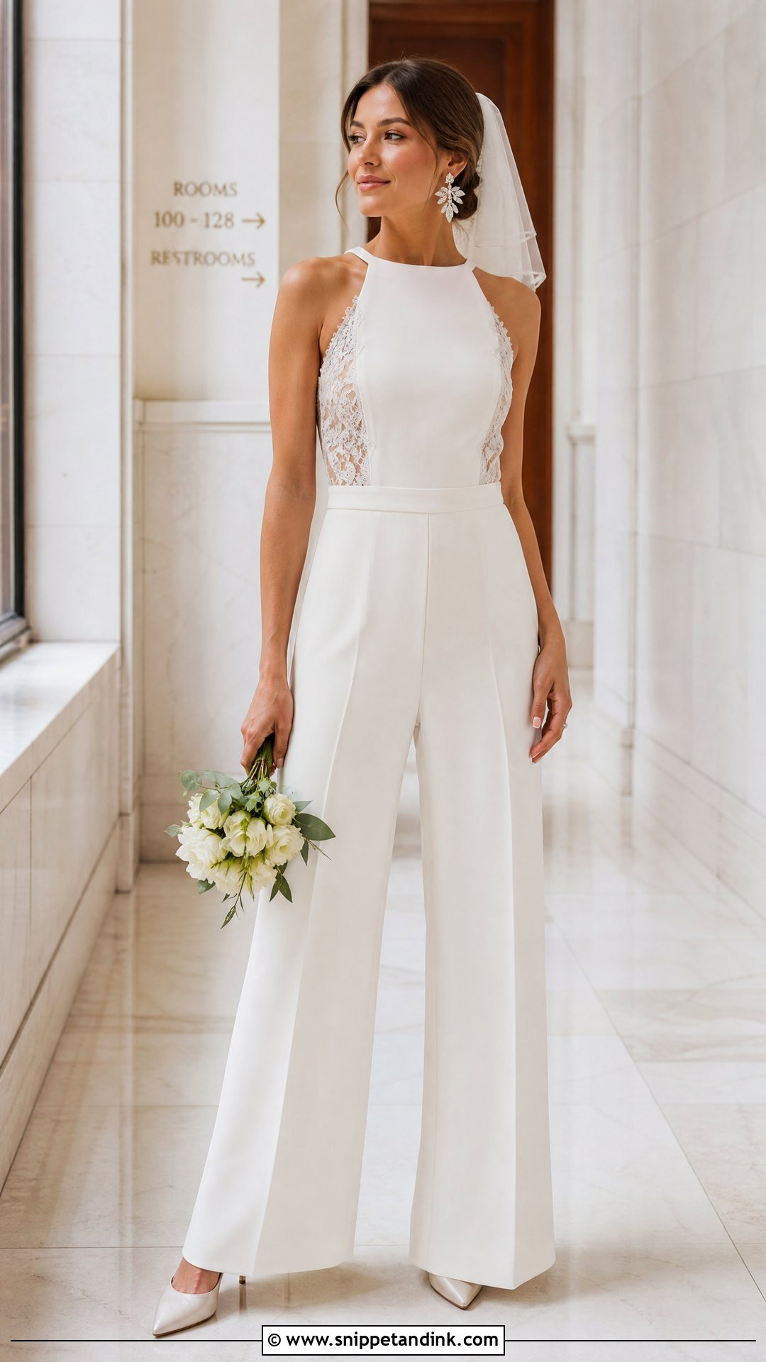 Bridal Jumpsuit - Snippet and Ink - 30 Bridal Dress Design Ideas