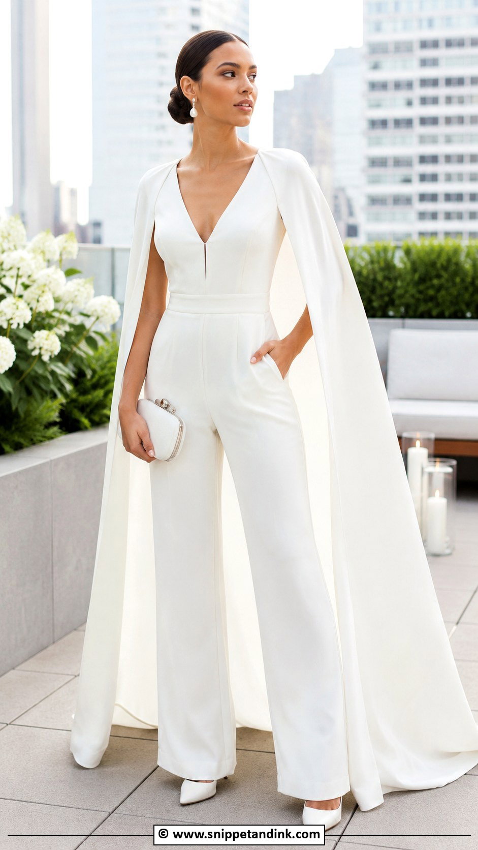 Bridal Jumpsuit - Snippet and Ink - 30 Marriage Dress Ideas