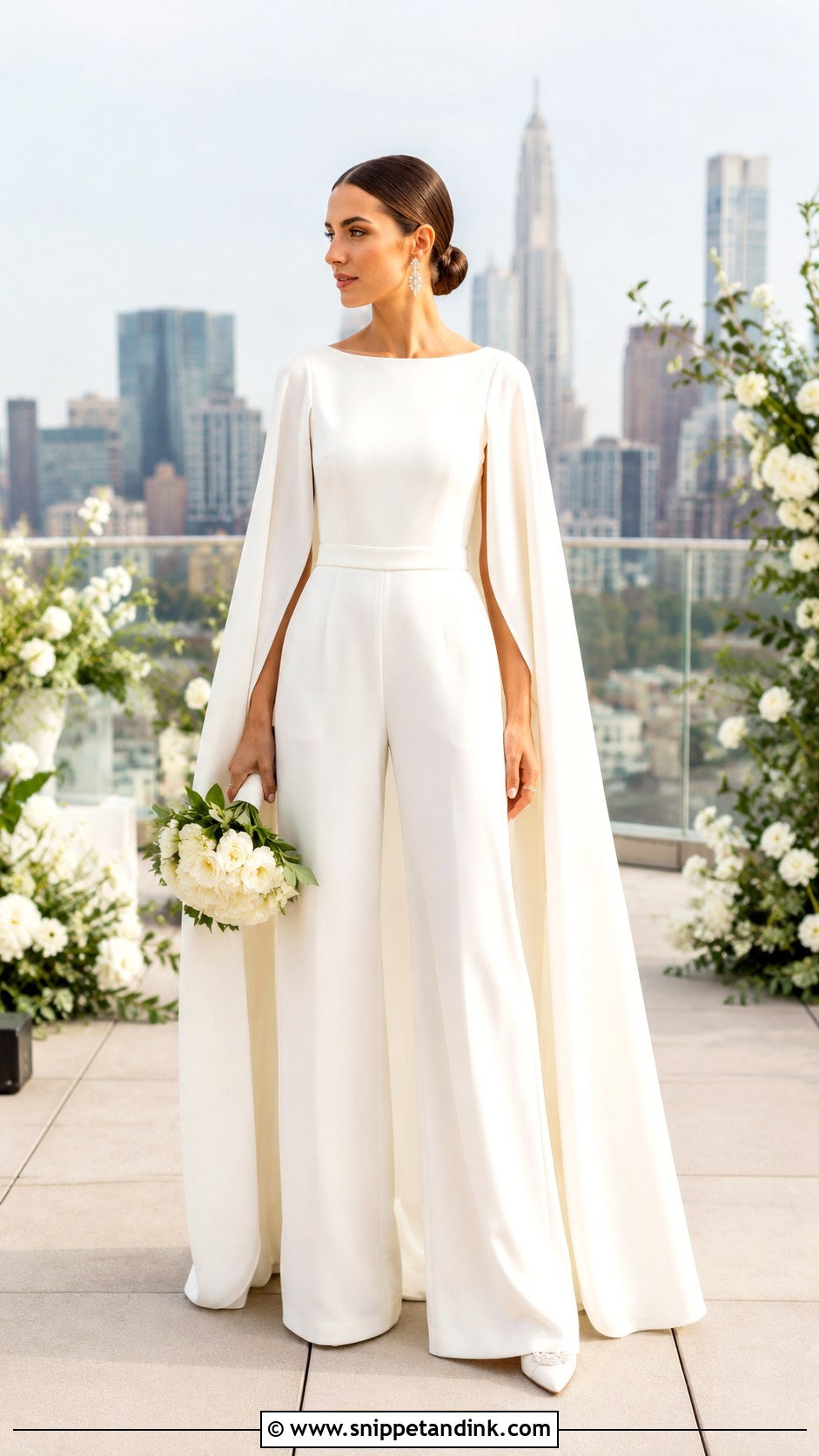 Bridal Jumpsuit - Snippet and Ink - 25 Non Traditional Wedding Dresses