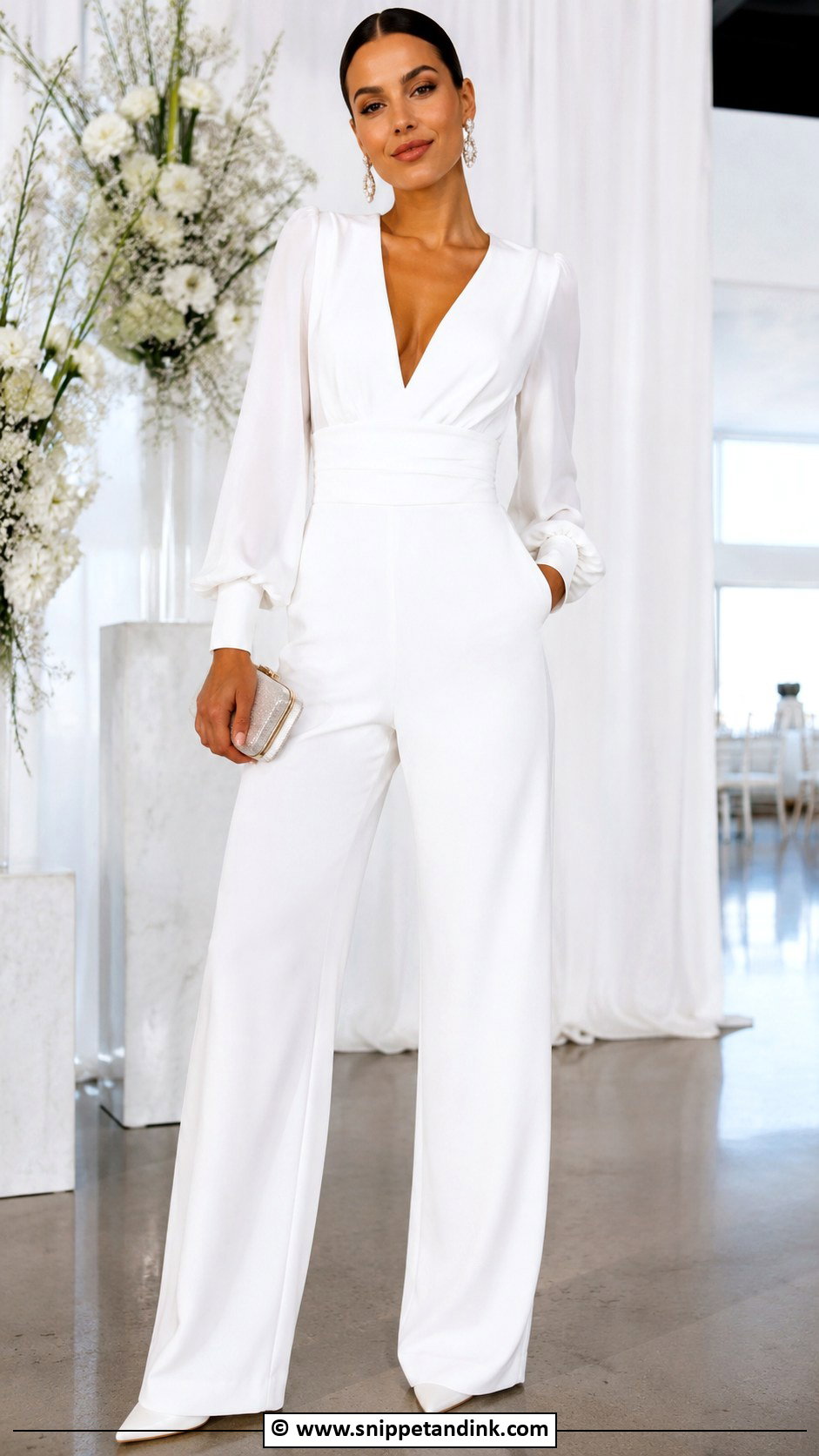 Bridal Jumpsuit After Wedding - Snippet and Ink - 30 After Wedding Dress Ideas