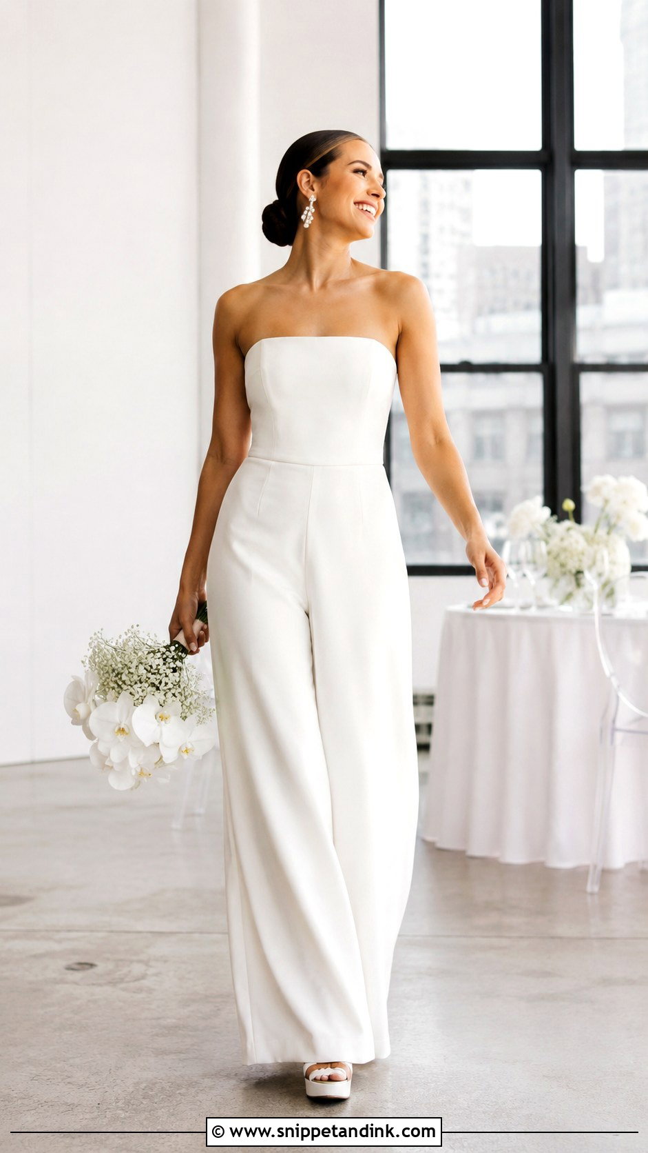 Bridal Jumpsuit For Reception - Snippet and Ink - 25 Changing Dresses for Brides