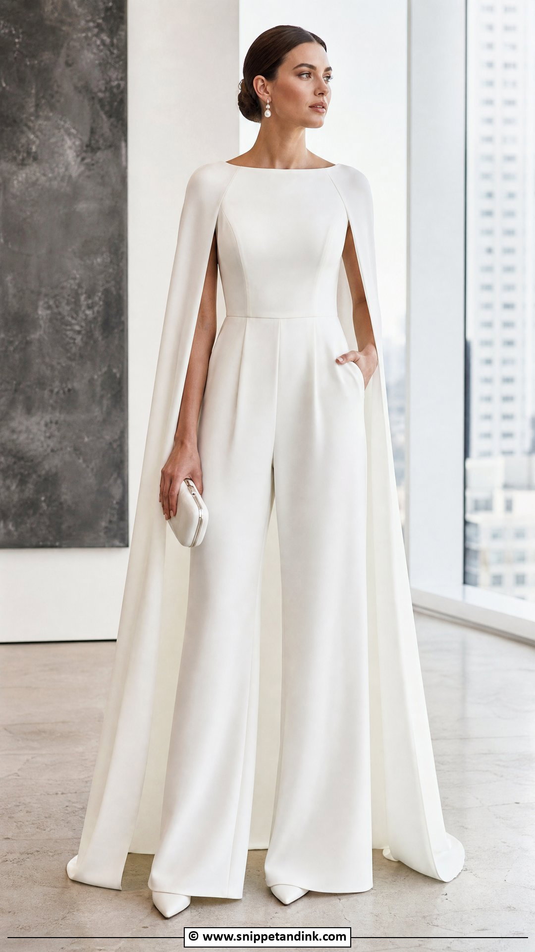 Bridal Jumpsuit Outfit - Snippet and Ink - 35 Latest Bridal Dresses