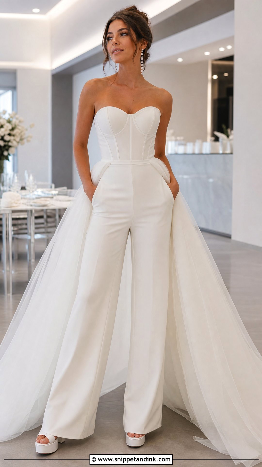 Bridal Jumpsuit Wedding Couture - Snippet and Ink - 20 Wedding Couture Ideas