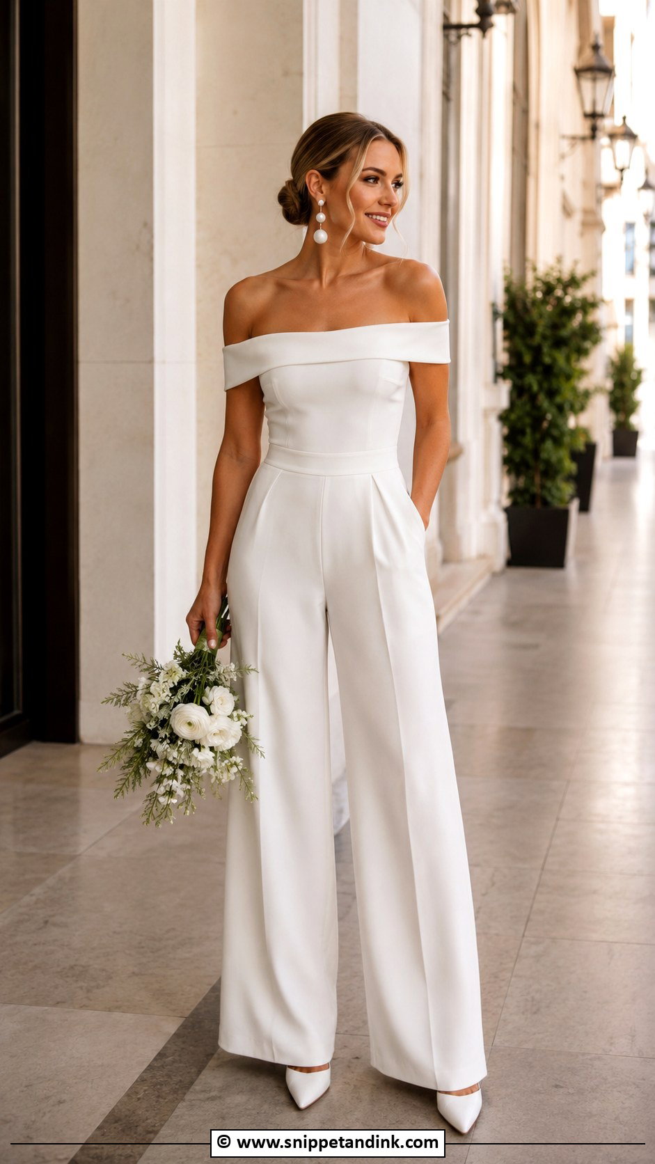 Bridal Jumpsuit Wedding Dress - Snippet and Ink - 30 Unconventional Wedding Dress Ideas