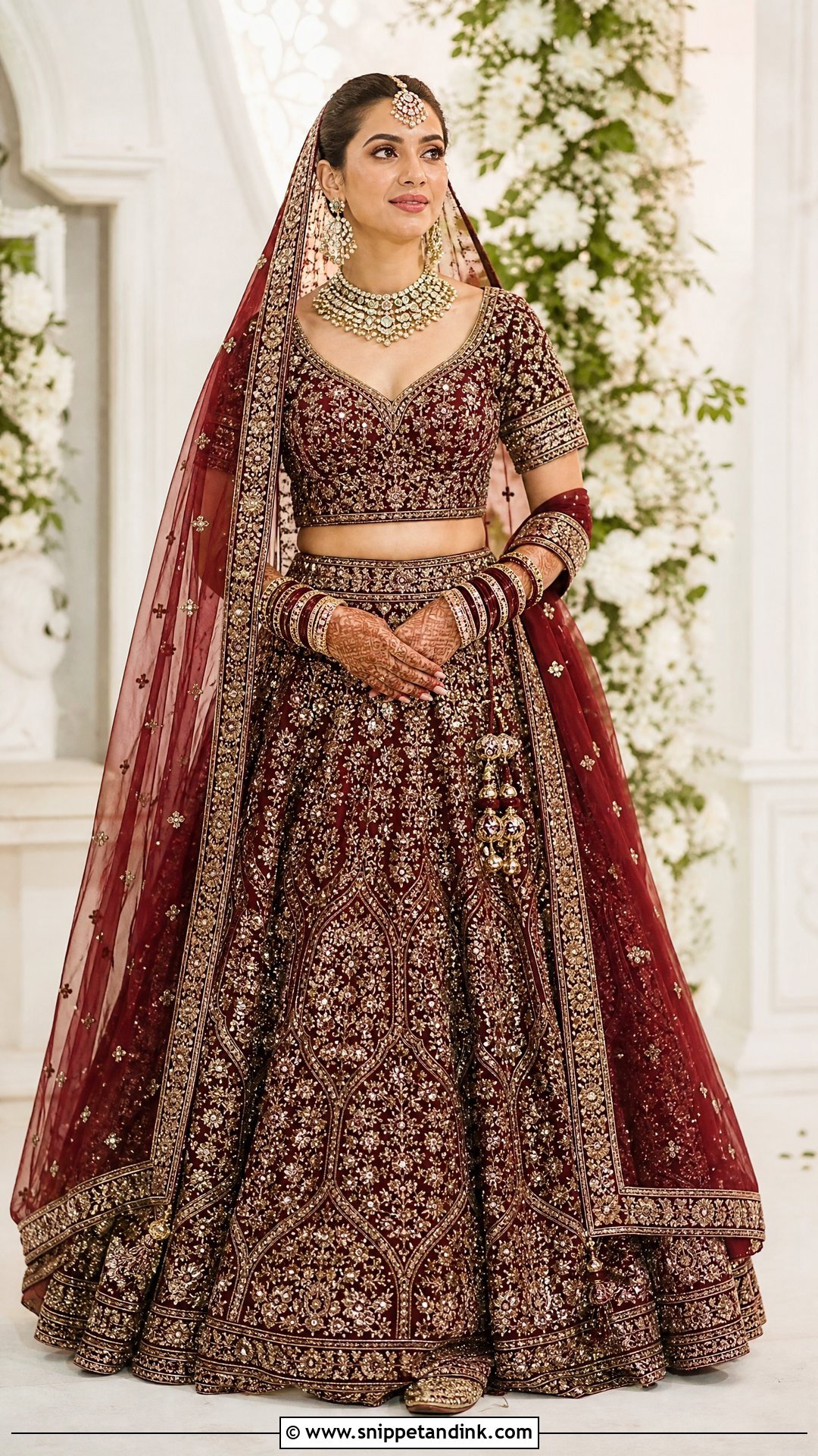 Bridal Lehenga Wedding Look - Snippet and Ink - 25 Traditional Dress for Wedding Ideas
