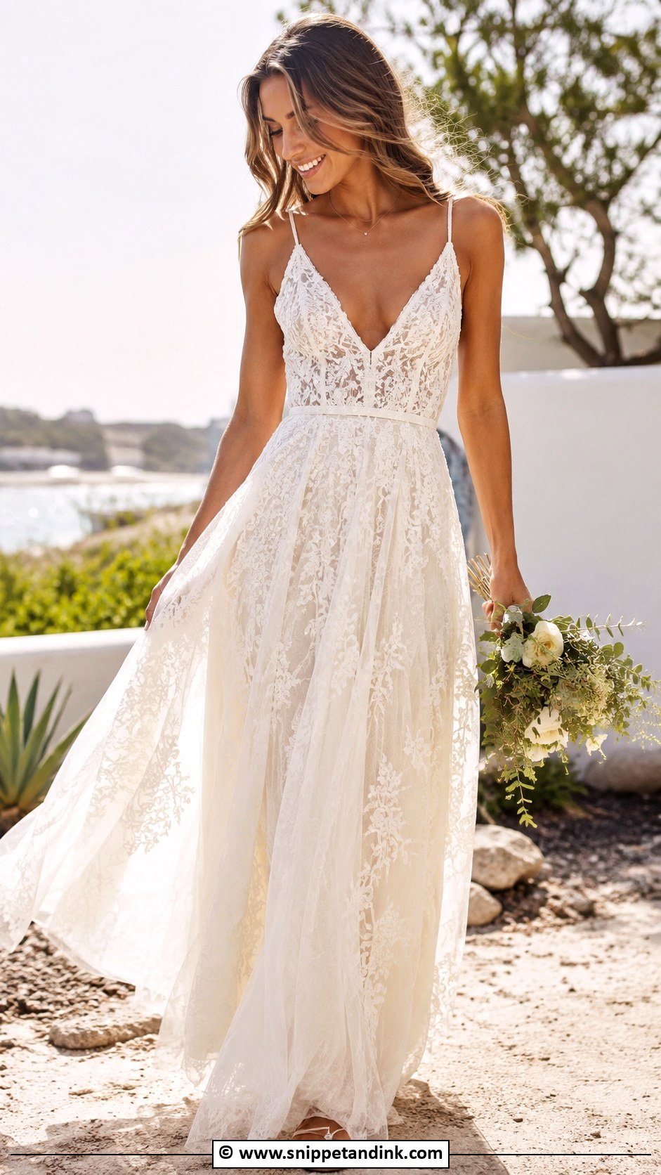 Bridal Maxi Dress - Snippet and Ink - 30 Alternative Wedding Dress Ideas