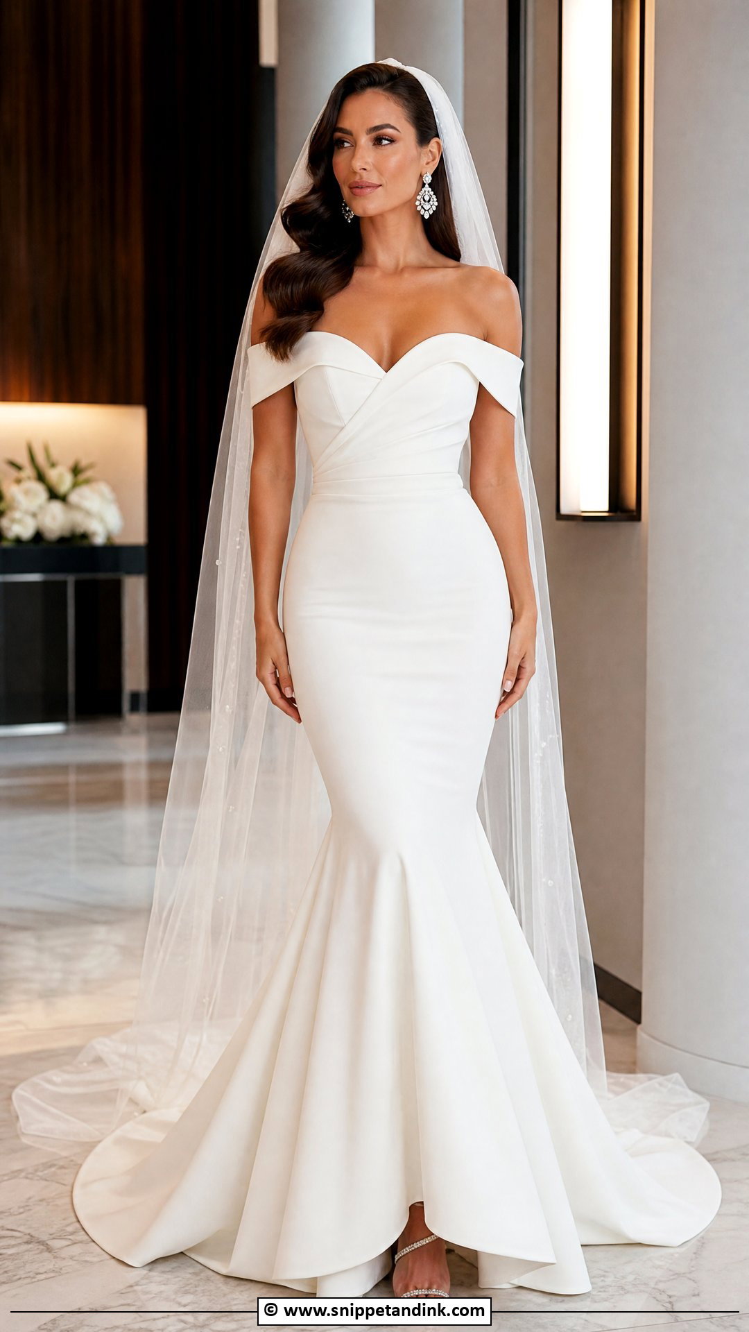 Bridal Mermaid Dress Outfit - Snippet and Ink - 35 Bridal Outfits