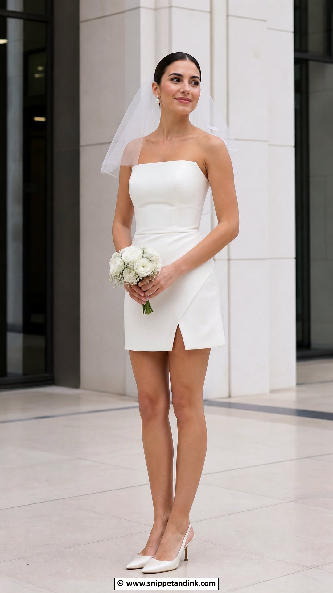 Bridal Mini Dress Outfit - Snippet and Ink - 35 Bridal Outfits