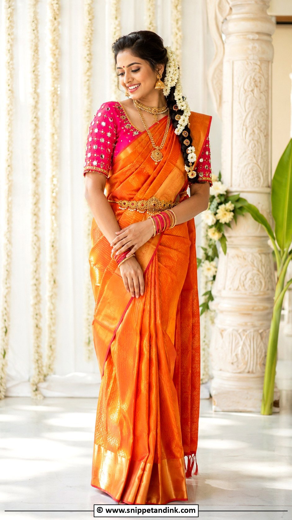 Bridal Mirror Aari Work Blouse - Snippet and Ink - 30 Bridal Aari Work Blouse Ideas