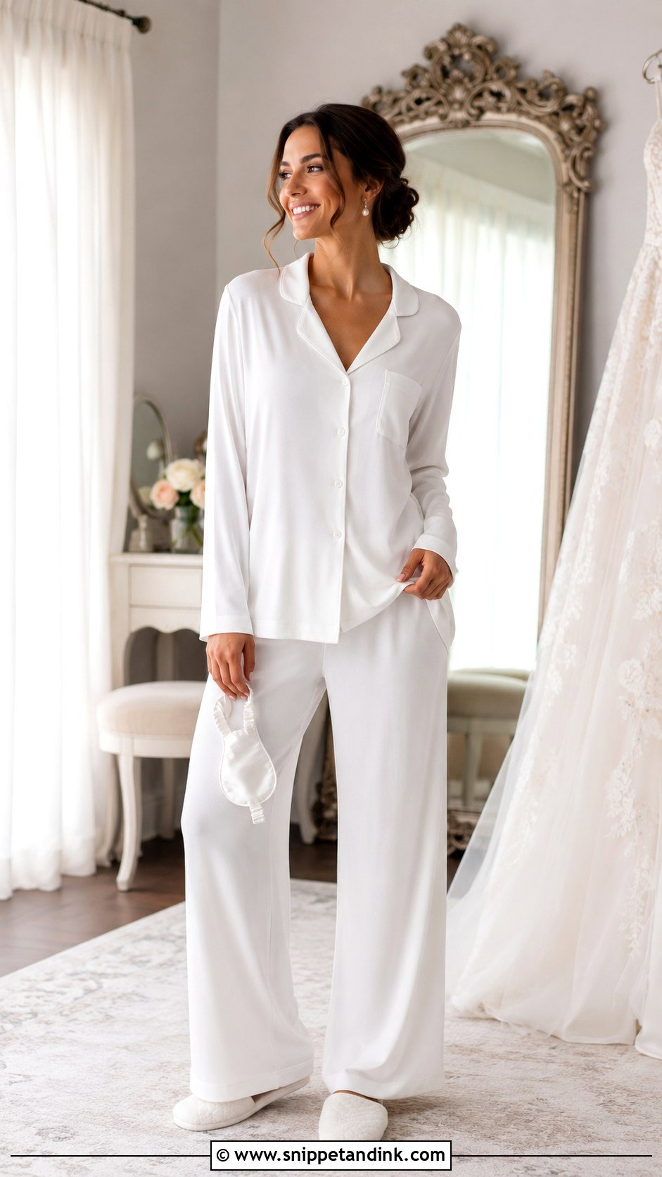 Bridal Pajama Pants Set - Snippet and Ink - 20 Bridal Pajama Set Ideas