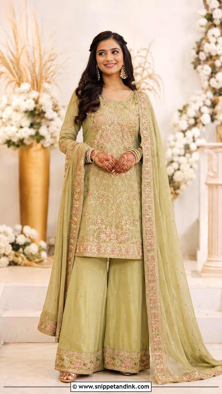 Bridal Palazzo Suit - Snippet and Ink - 25 Indian Bridal Dresses