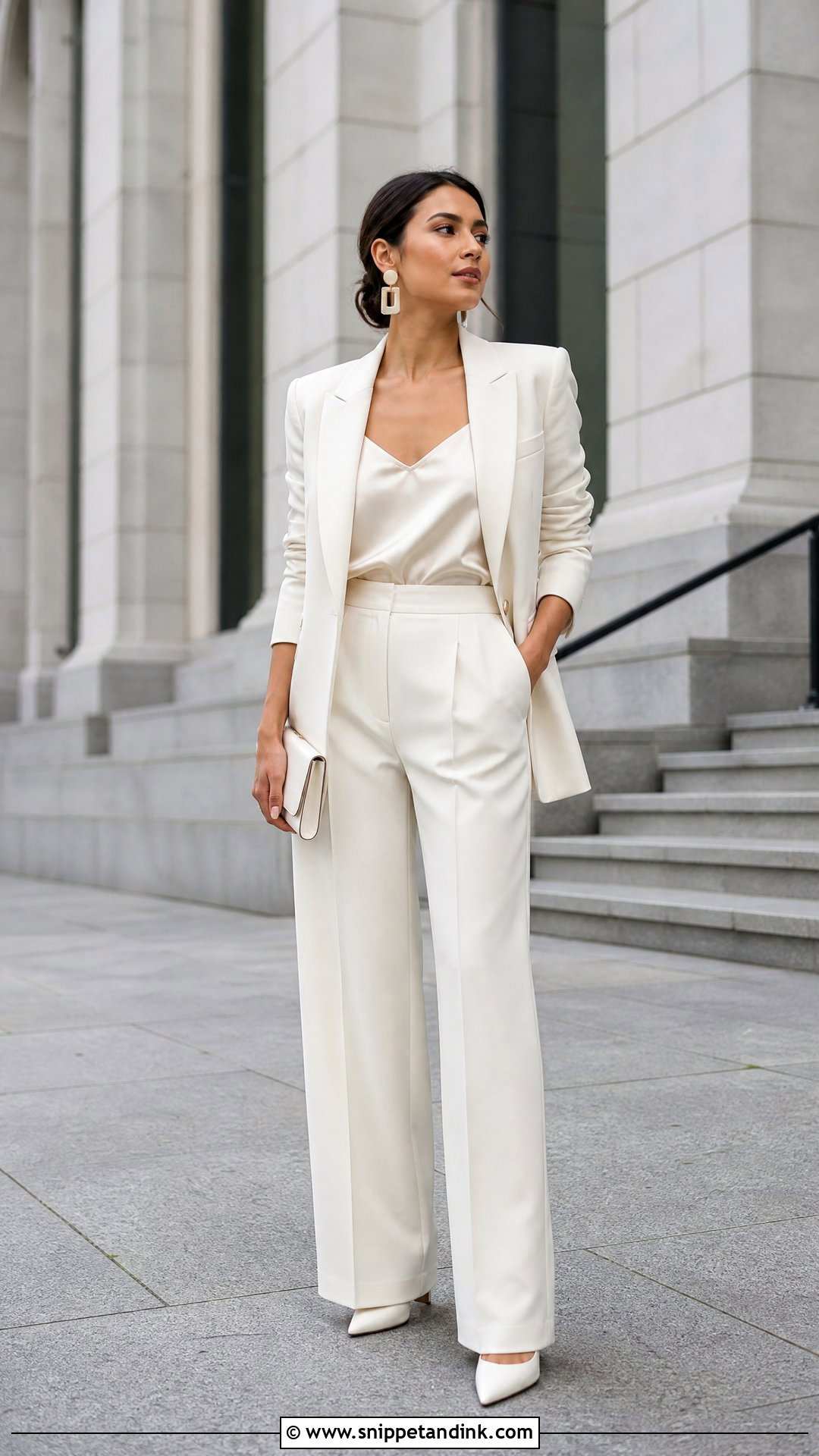 Bridal Pantsuit Wedding Look - Snippet and Ink - 20 Wedding Lookbook Ideas