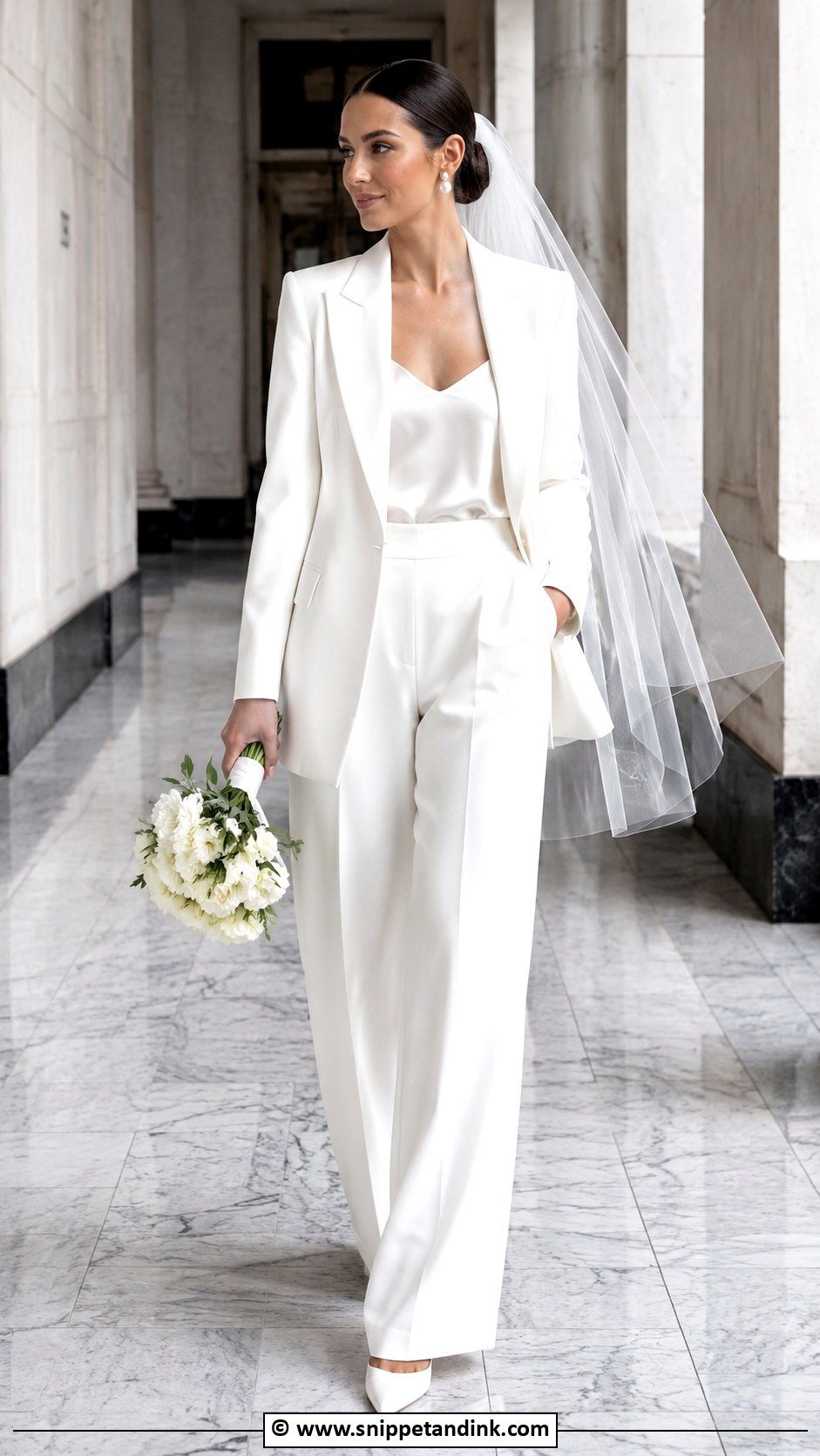 Bridal Pantsuit Wedding Outfit - Snippet and Ink - 35 My Wedding Dress Ideas