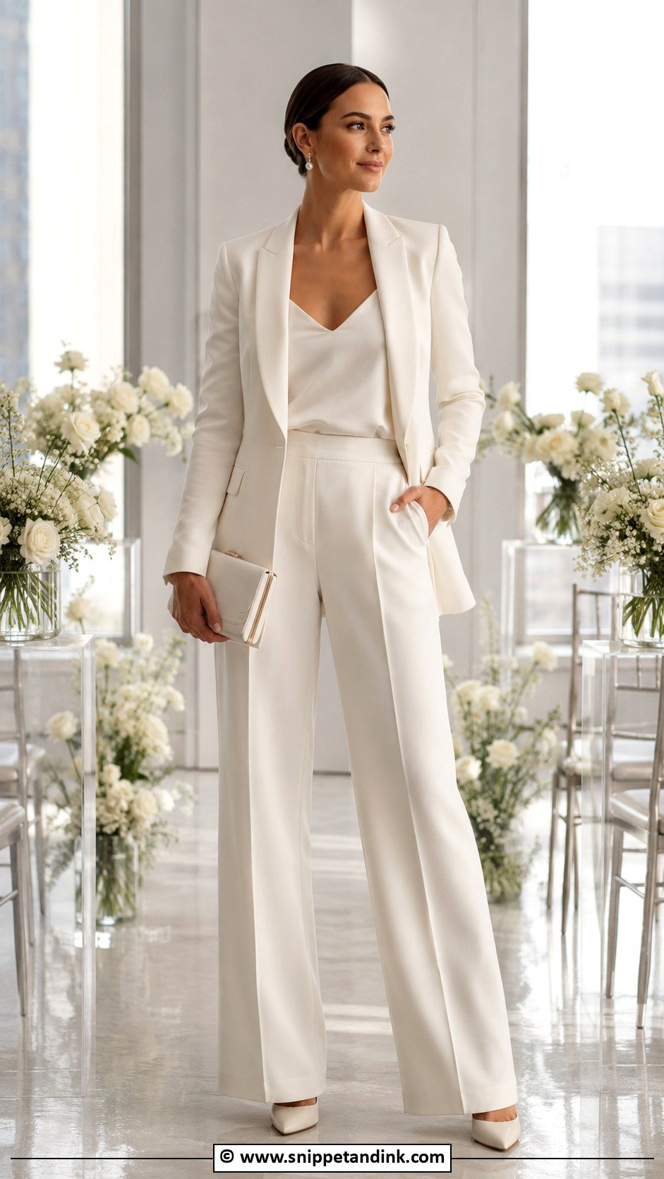 Bridal Pantsuit - Snippet and Ink - 25 Untraditional Wedding Dress Ideas
