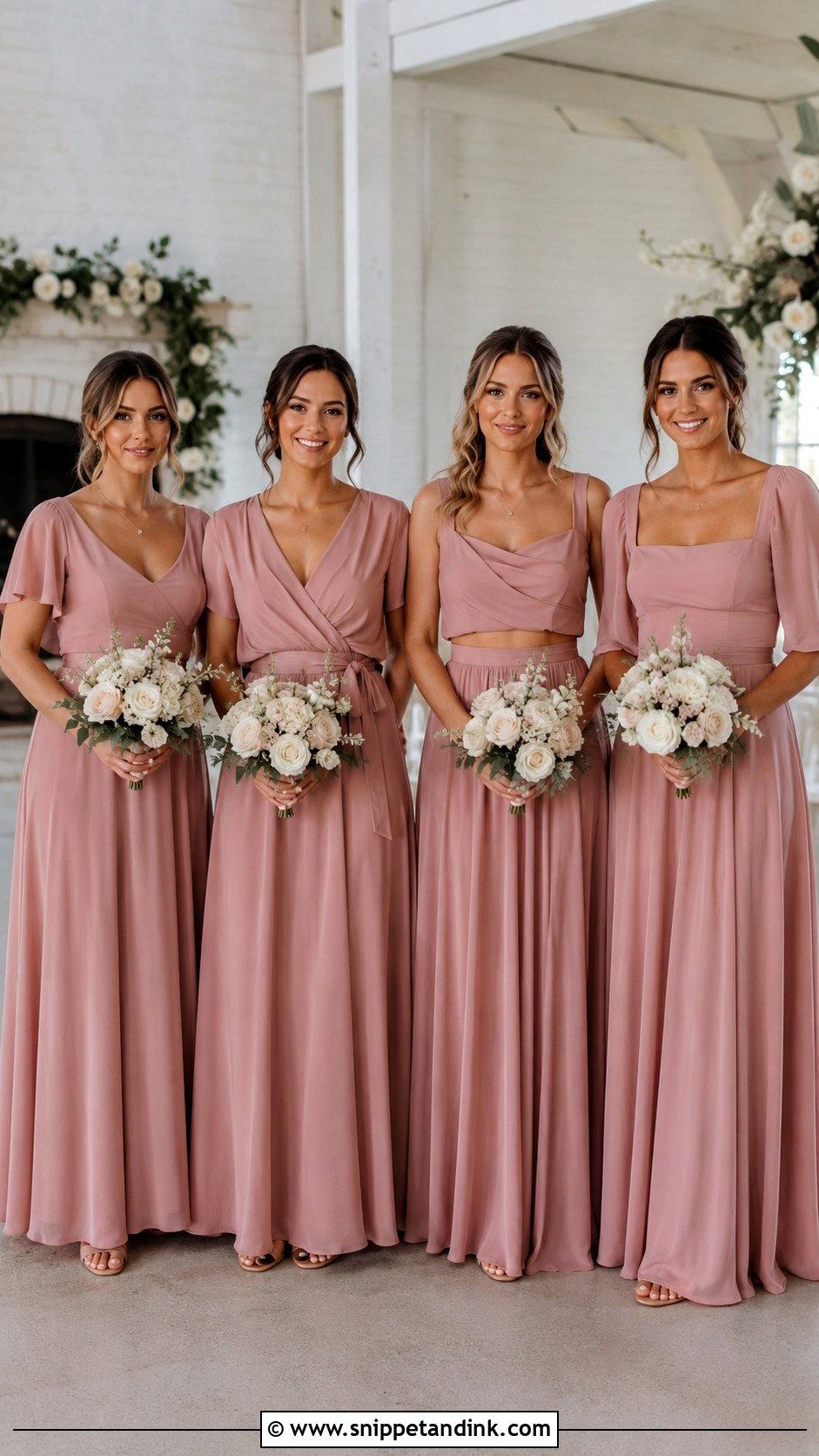 Bridal Party Skirt And Top Sets - Snippet and Ink - 20 Bridal Party Attire Ideas