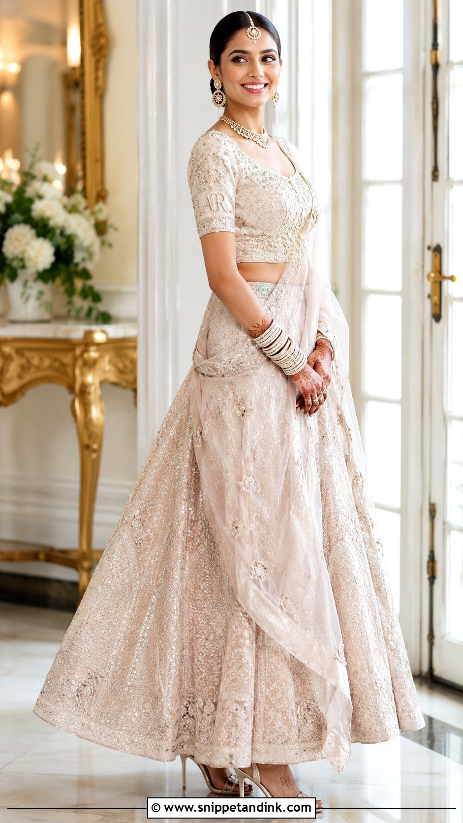 Bridal Personalized Blouse Design - Snippet and Ink - 25 Bridal Bride Blouse Designs
