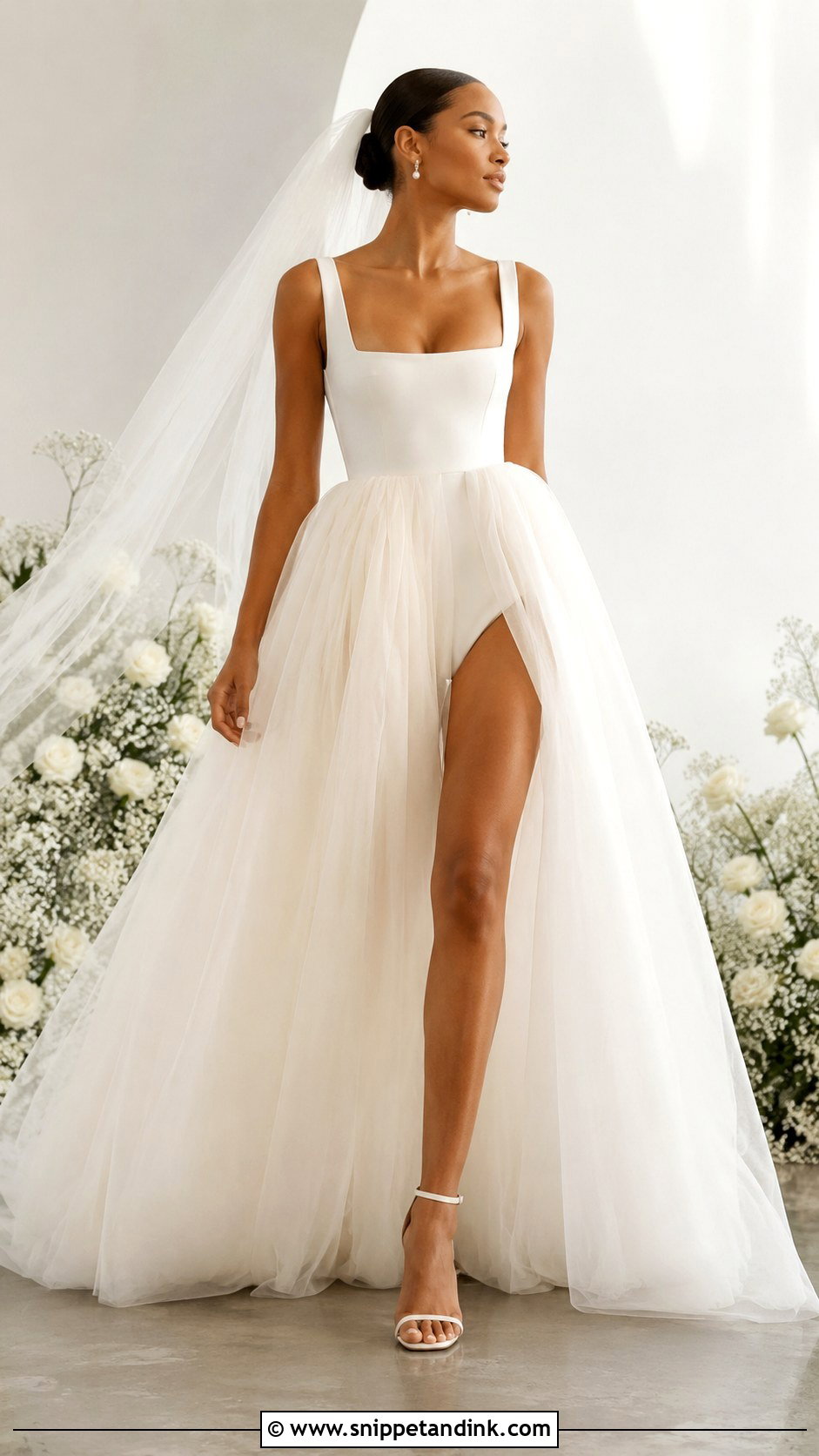 Bridal Separates Skirt Outfit - Snippet and Ink - 30 Bridal Wedding Outfits