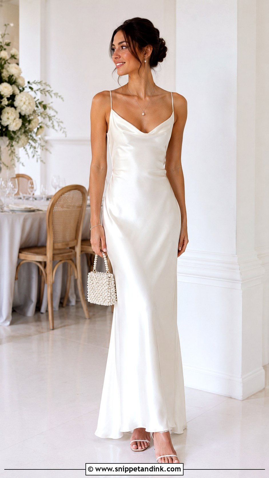Bridal Silk Slip Dress - Snippet and Ink - 20 Bride Outfit Change Ideas