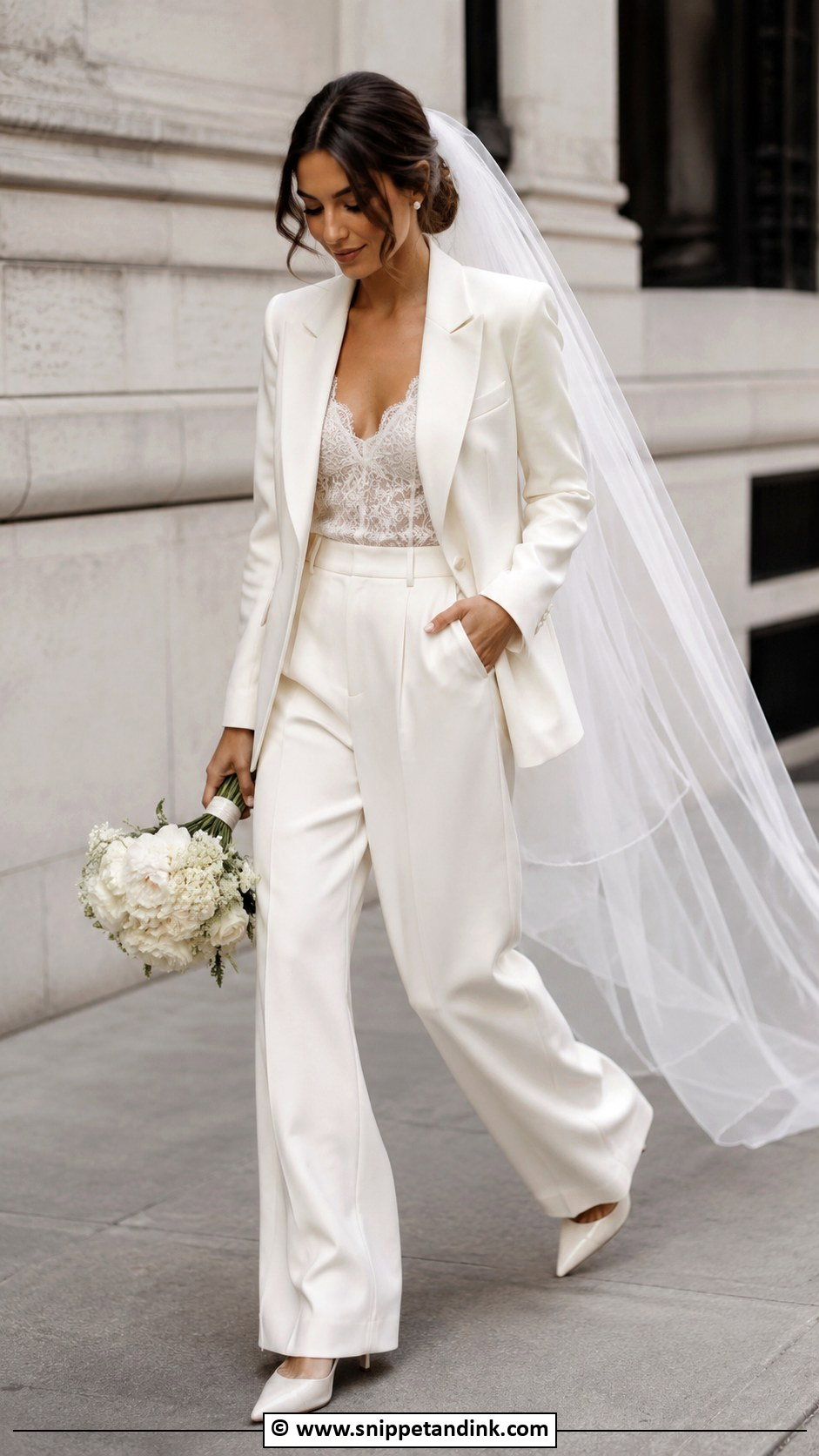 Bridal Suit - Snippet and Ink - 30 Marriage Dress Ideas