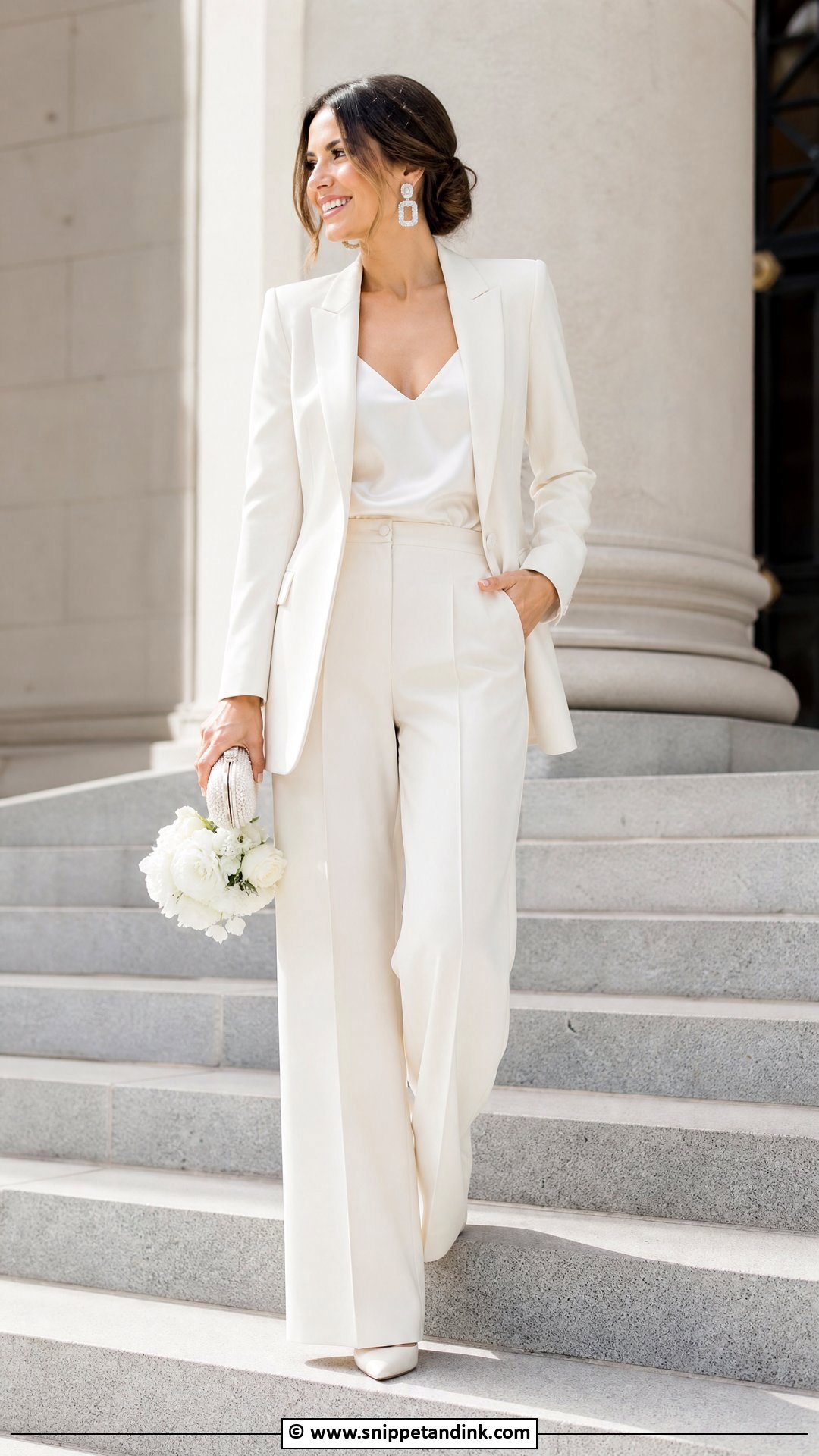 Bridal Suit - Snippet and Ink - 35 Bridal Dress Ideas