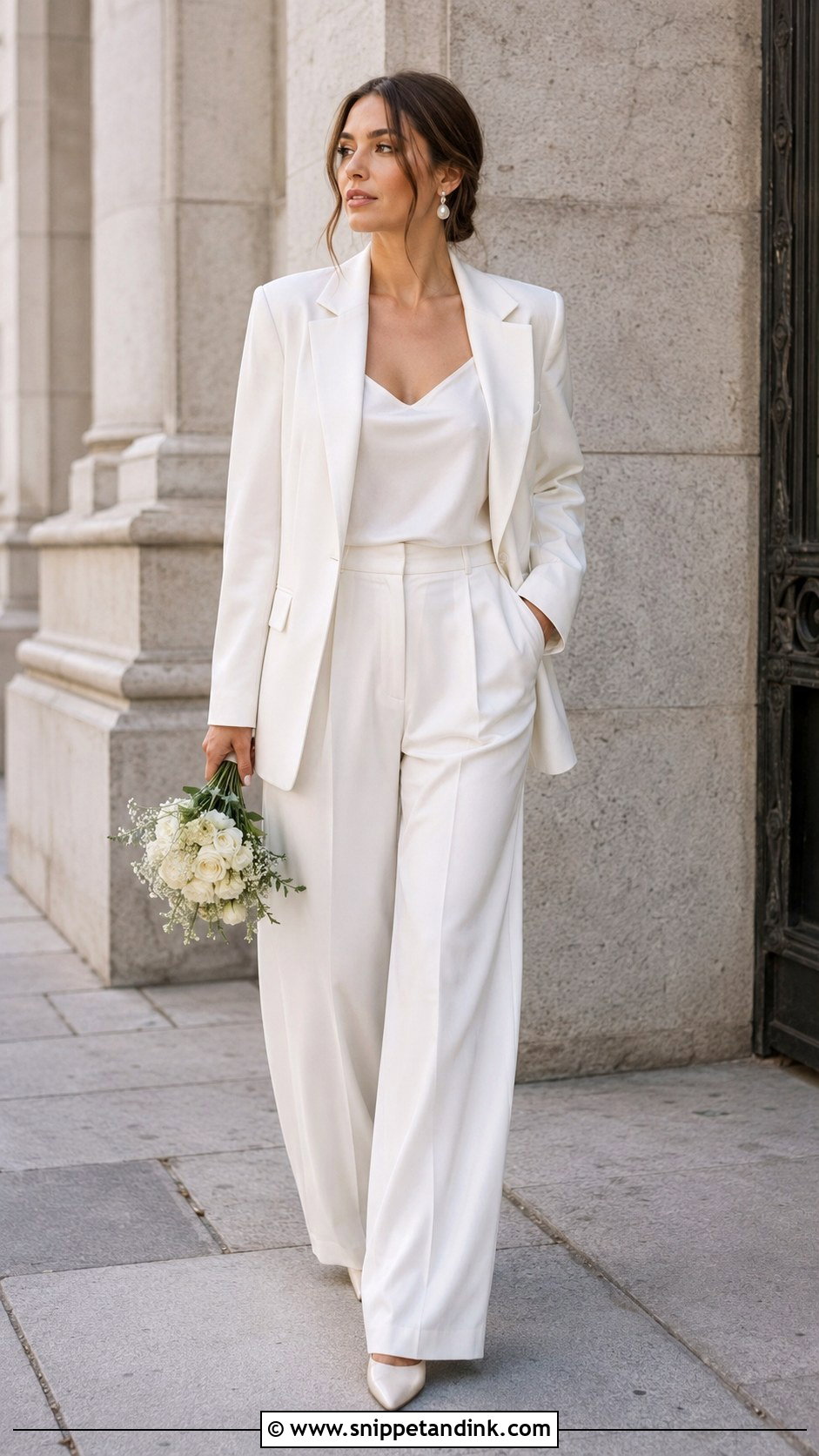 Bridal Suit - Snippet and Ink - 25 Bride Dress Aesthetic Ideas