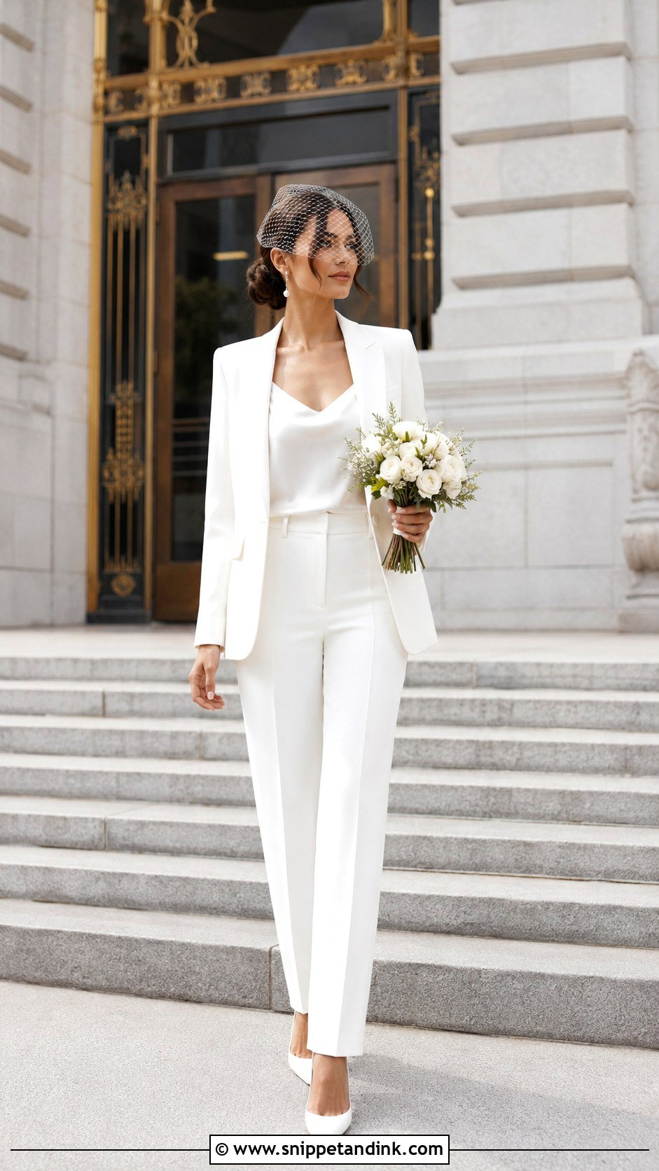 Bridal Suit For Courthouse Wedding - Snippet and Ink - 25 Bridal Suits