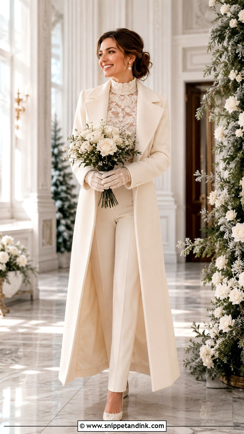 Bridal Suit For Winter Wedding - Snippet and Ink - 25 Bridal Suits