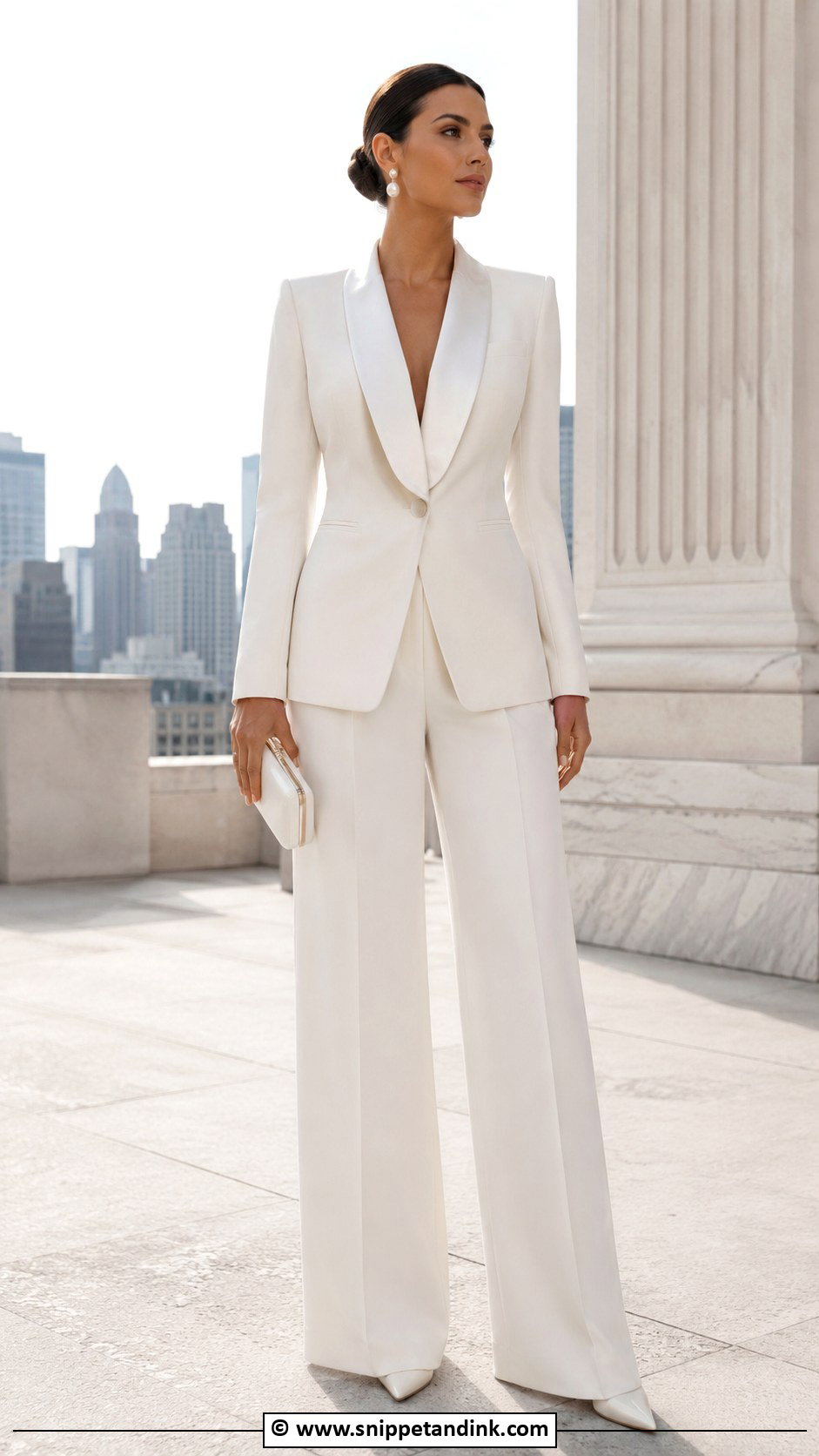 Bridal Suit Wedding Dress - Snippet and Ink - 30 Wedding Dress Aesthetic Ideas