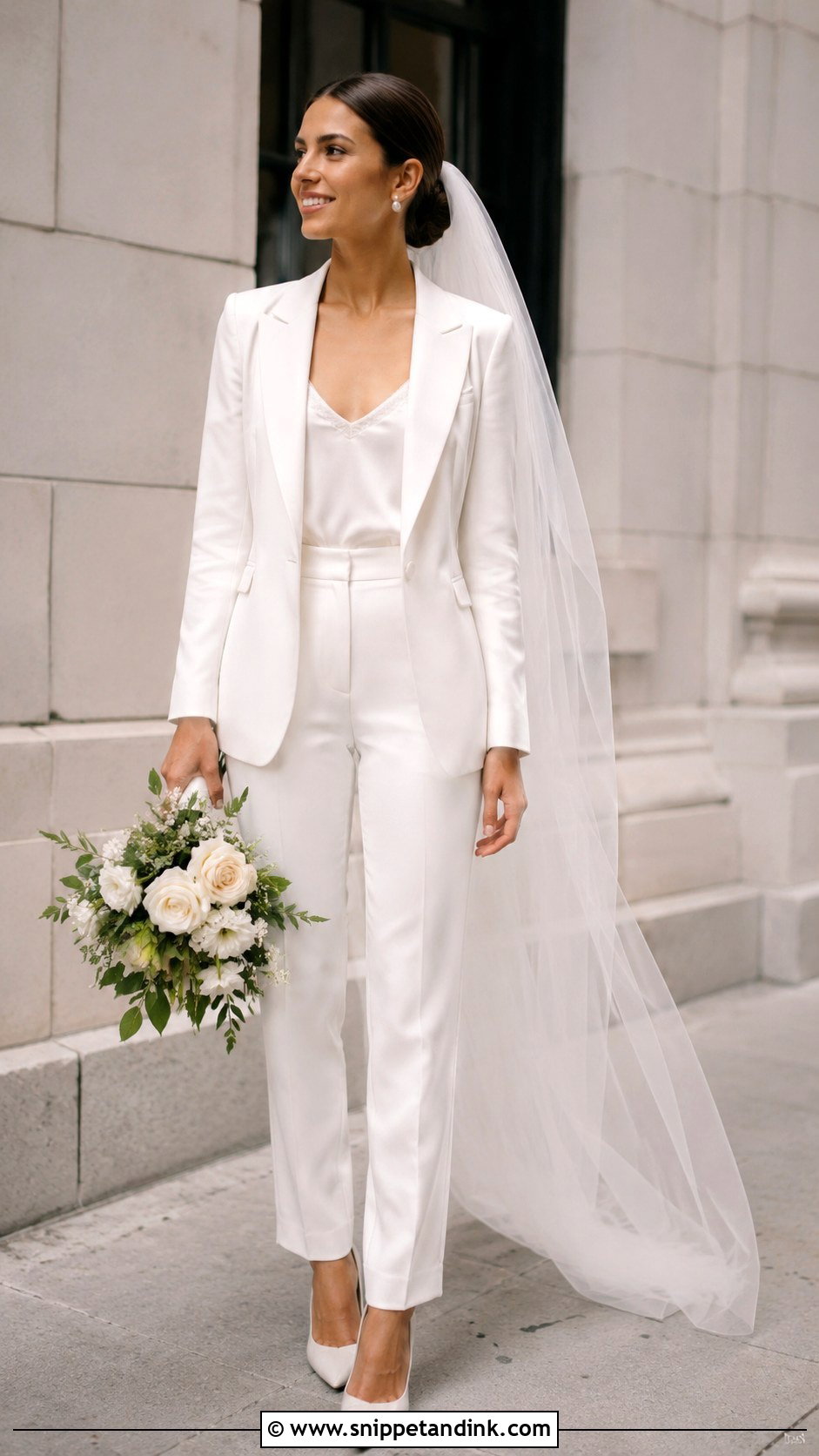 Bridal Suit Wedding Outfit - Snippet and Ink - 30 Weddingdress Ideas