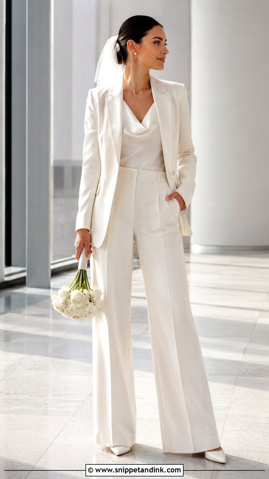 Bridal Suit Wedding Outfit - Snippet and Ink - 25 Perfect Wedding Dress Ideas