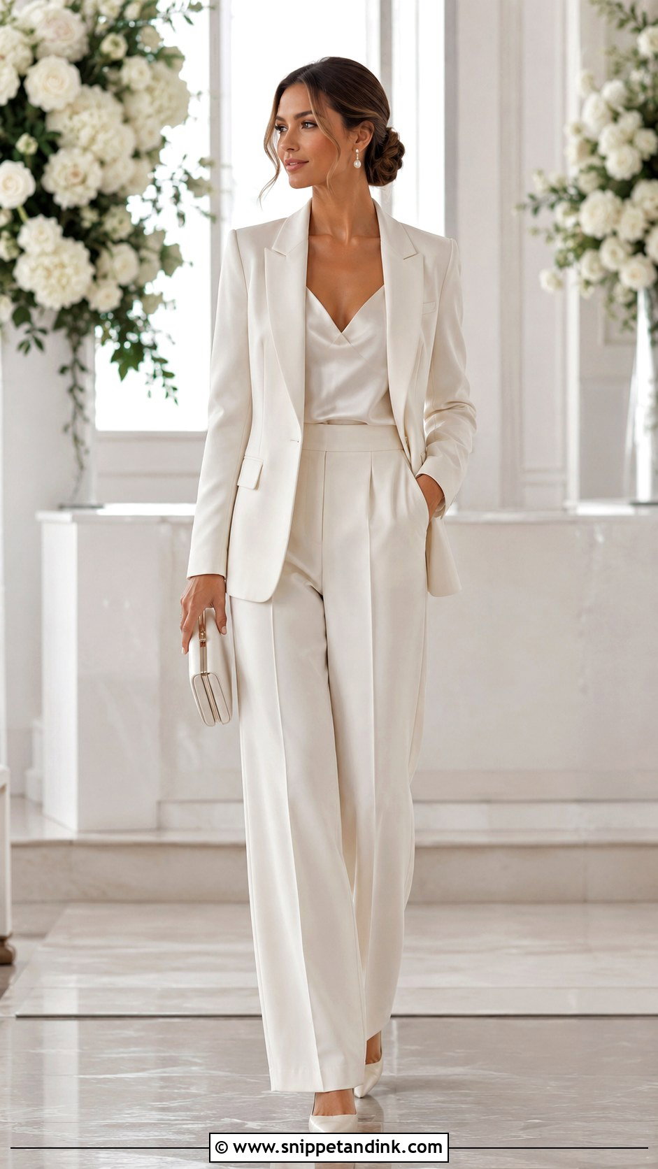 Bridal Suit With Heels - Snippet and Ink - 25 Bridal Suits