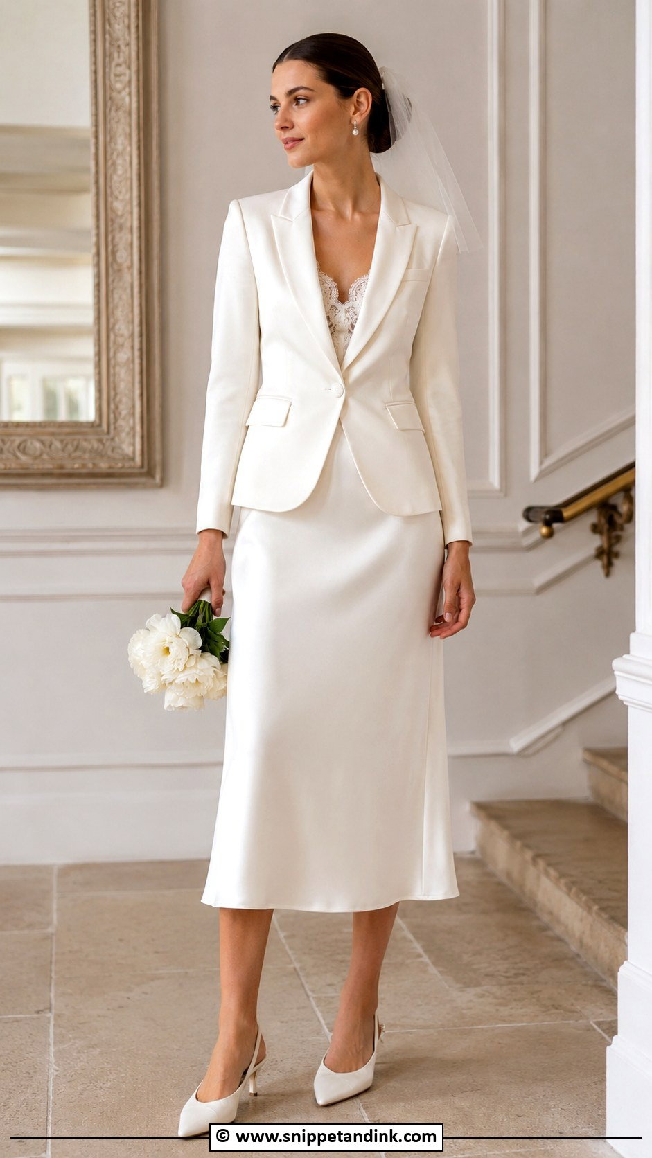 Bridal Suit With Skirt - Snippet and Ink - 30 Bridal Suit Ideas