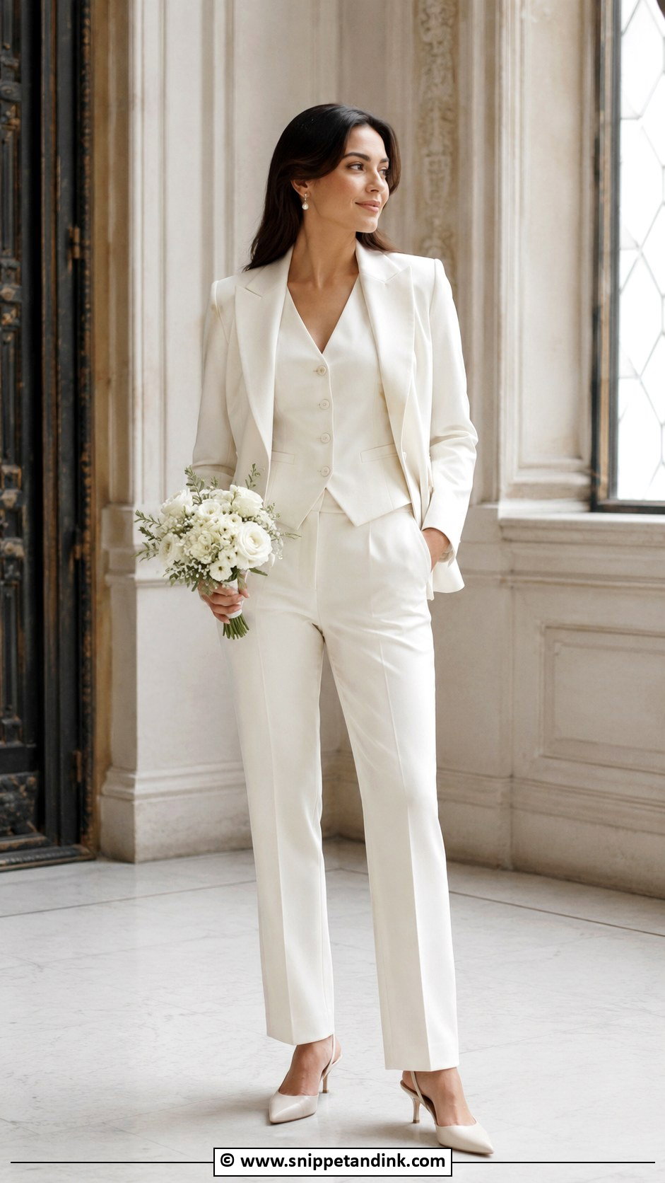 Bridal Suit With Vest - Snippet and Ink - 30 Bridal Suit Ideas