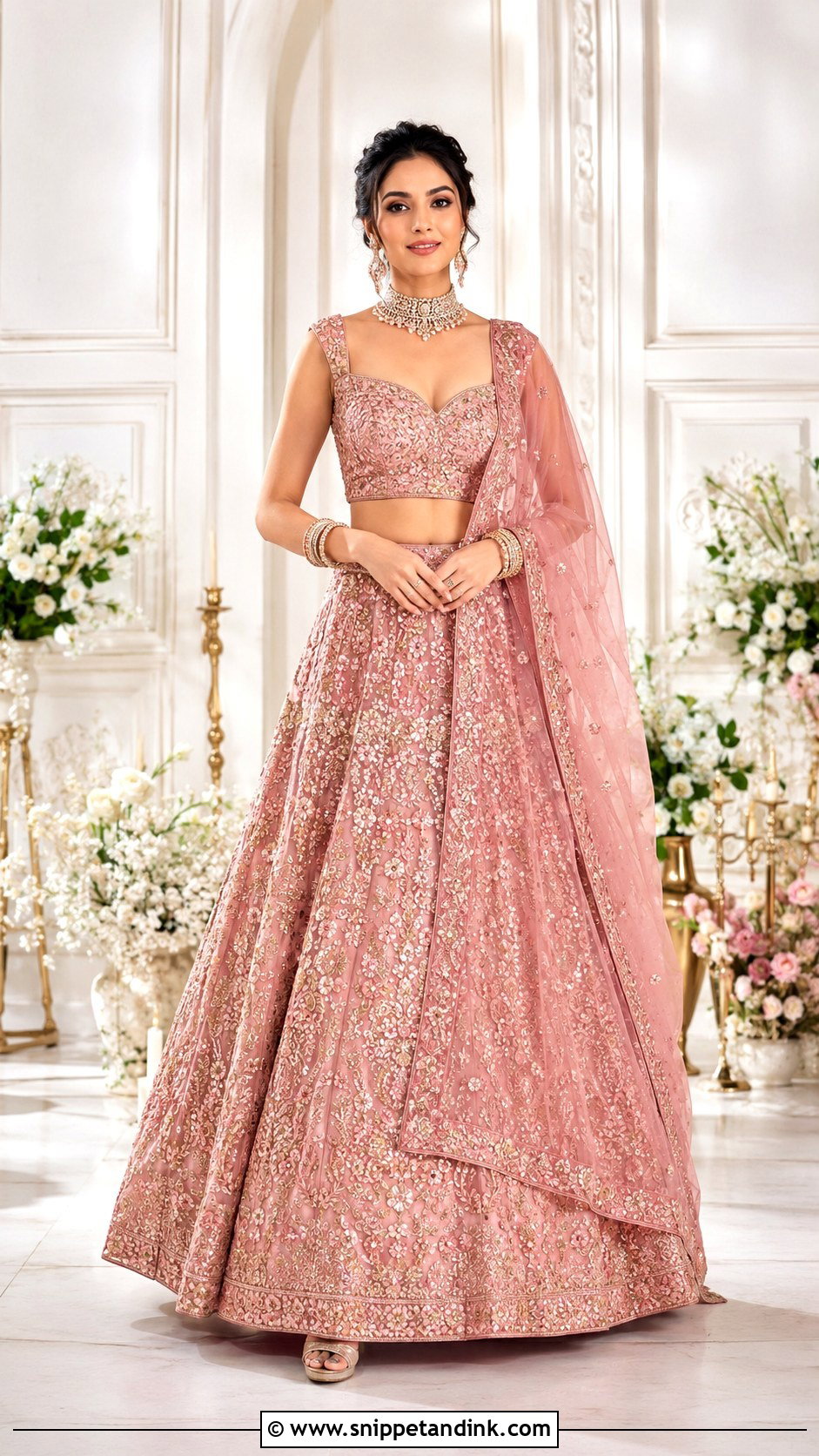 Bridal Sweetheart Neck Blouse Design - Snippet and Ink - 25 Bridal Bride Blouse Designs