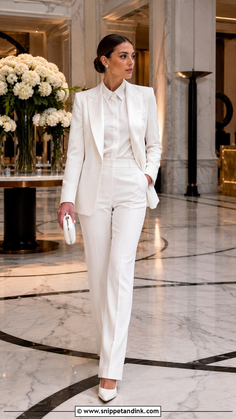 Bridal Tuxedo Pantsuit - Snippet and Ink - 25 Bridal Pantsuit Ideas