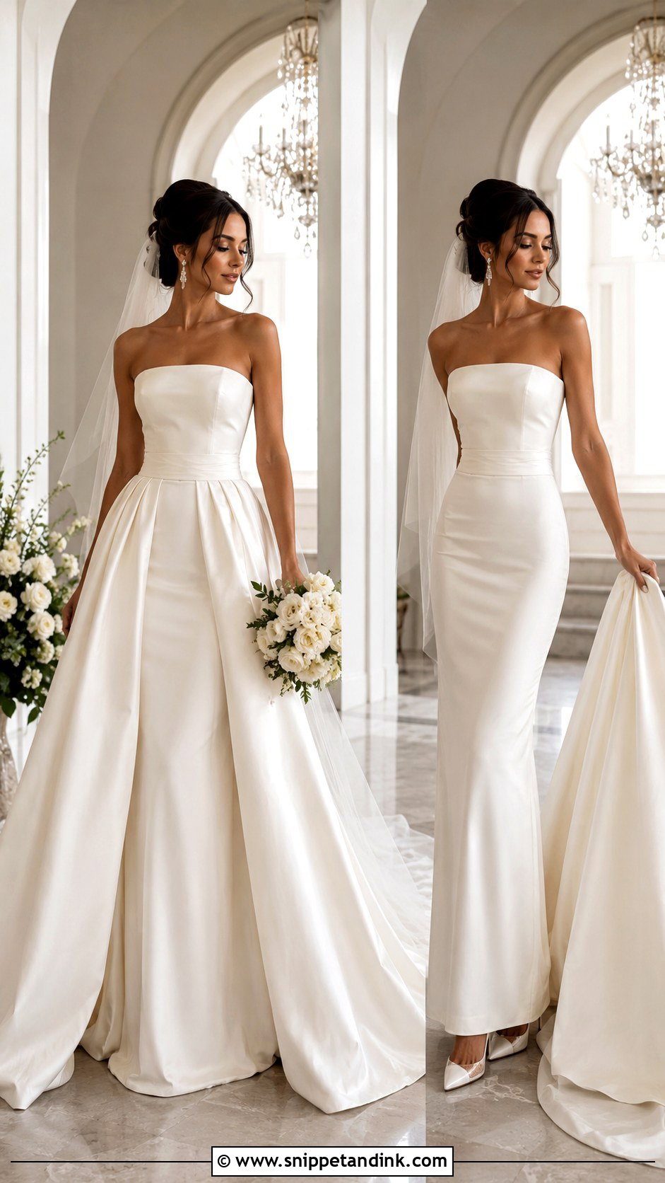 Bridal Two Piece Wedding Outfit - Snippet and Ink - 30 Bridal Wedding Outfits