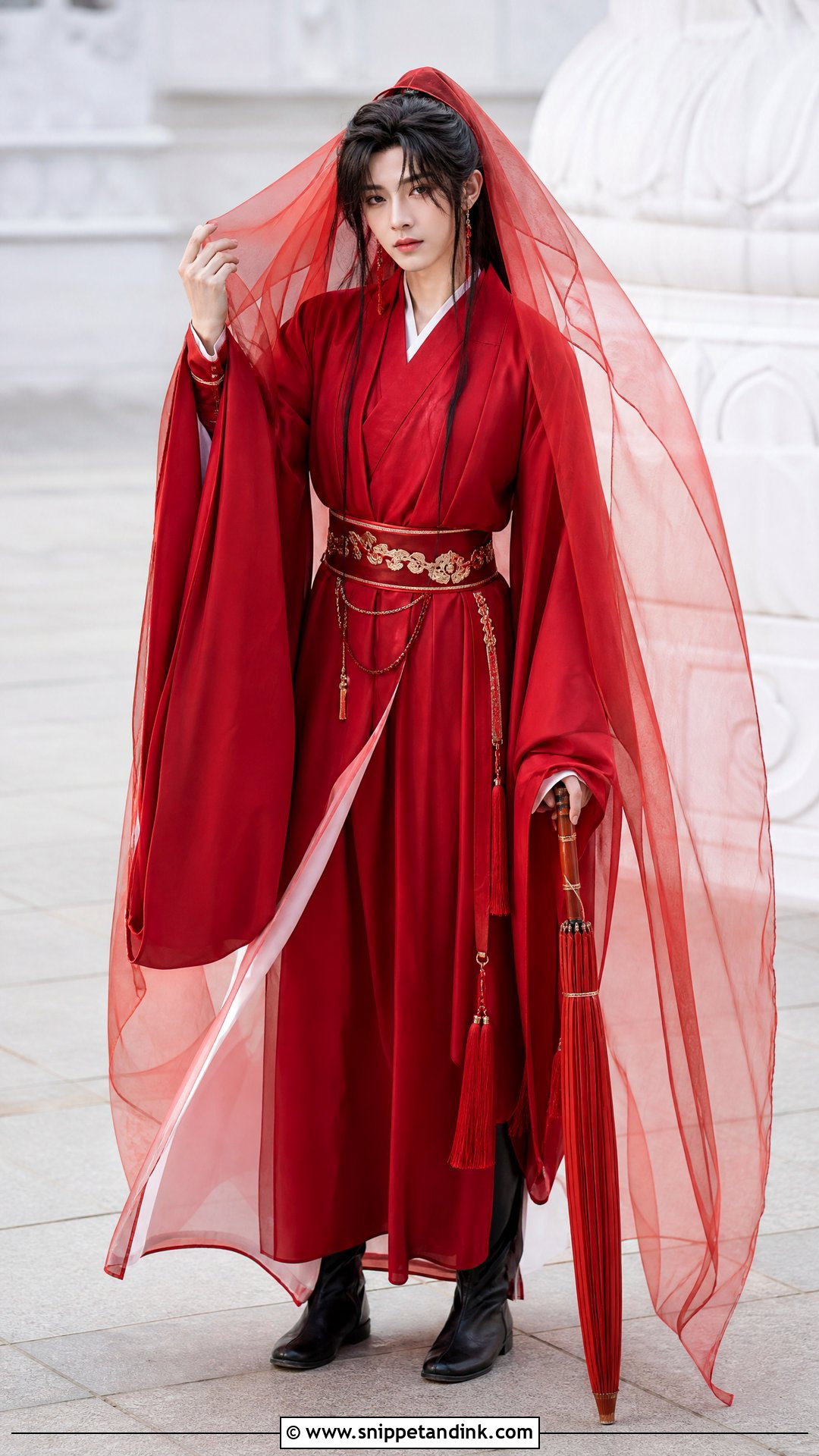 Bridal Veil Xie Lian Wedding Dress - Snippet and Ink - 20 Xie Lian Wedding Dress Ideas