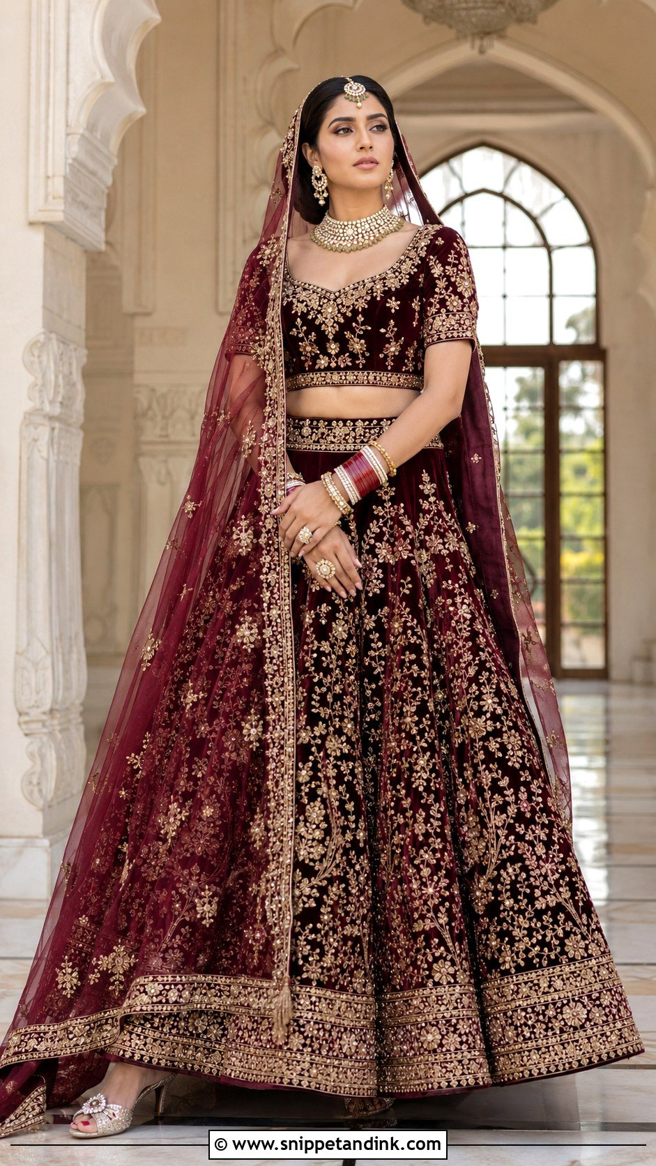 Bridal Zardosi Blouse Design - Snippet and Ink - 25 Bridal Bride Blouse Designs