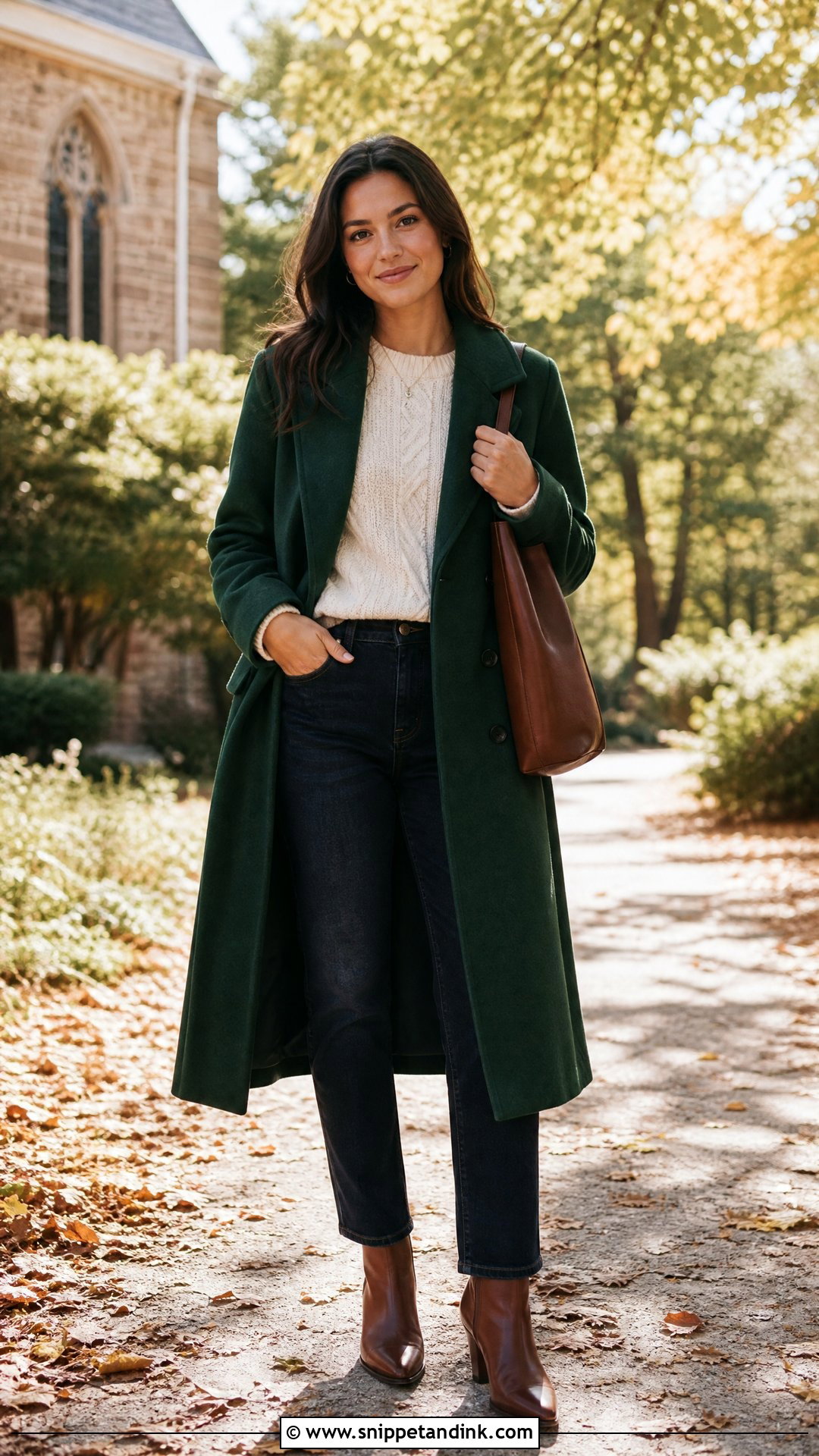 Bride Ali Hazelwood Forest Green Coat Outfit - Snippet and Ink - 25 Bride Ali Hazelwood Aesthetic Ideas