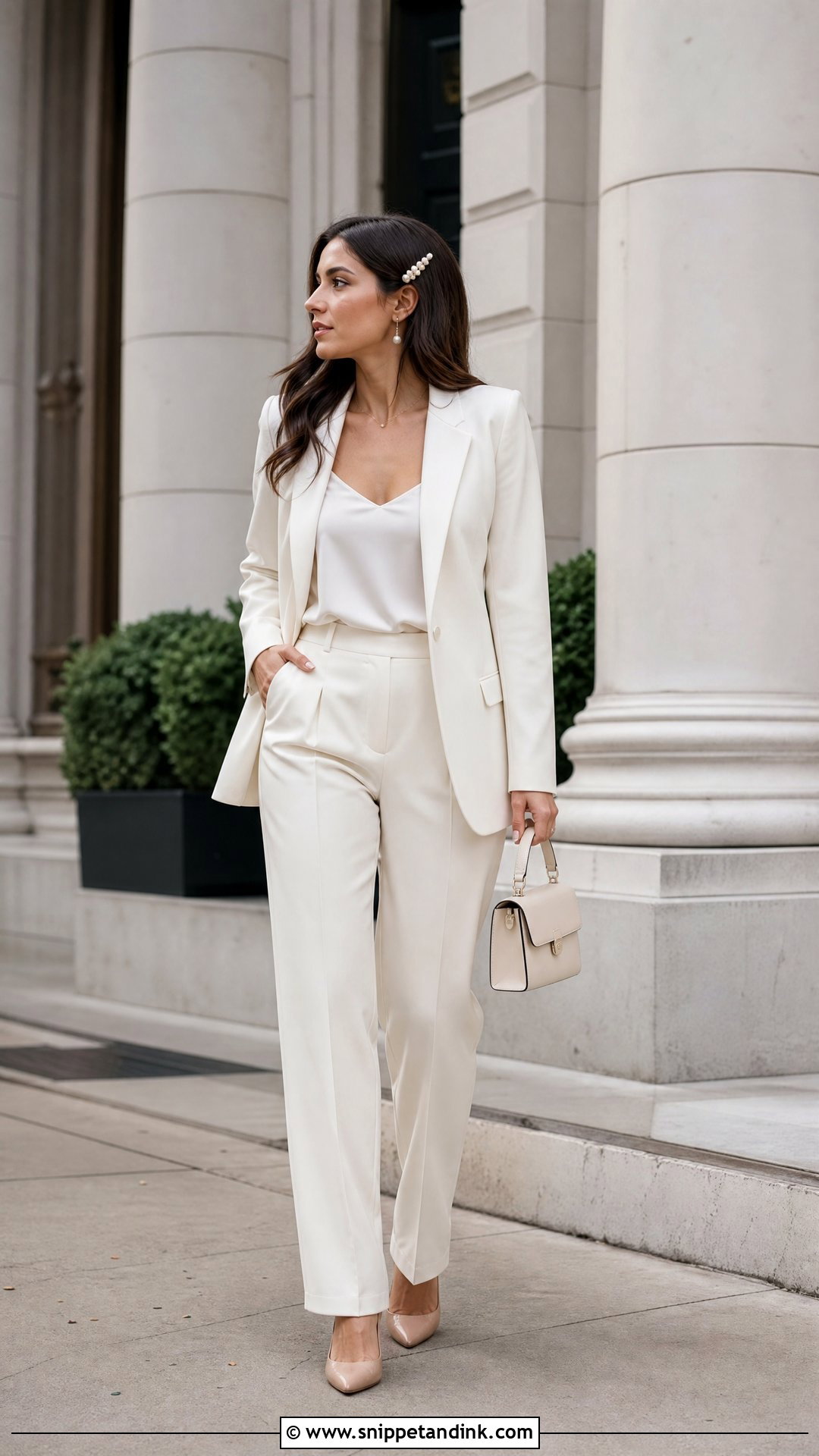Bride Ali Hazelwood White Suit Outfit - Snippet and Ink - 25 Bride Ali Hazelwood Aesthetic Ideas