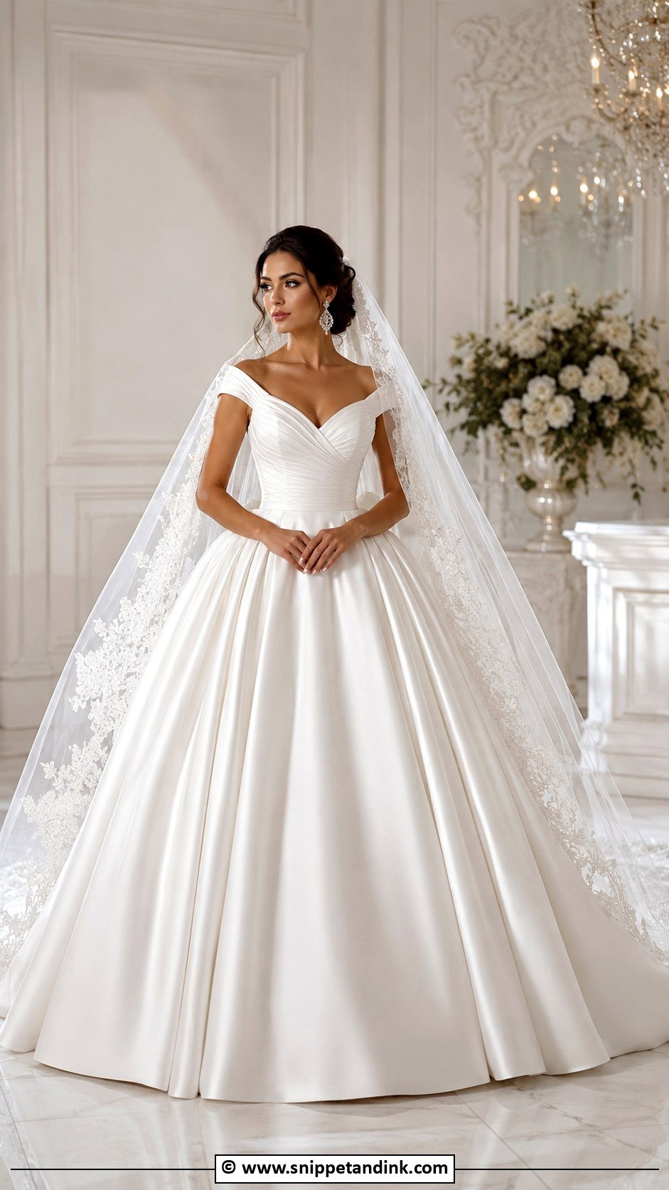 Bride Ball Gown Wedding Dress Outfit - Snippet and Ink - 30 Bride Clothes Ideas