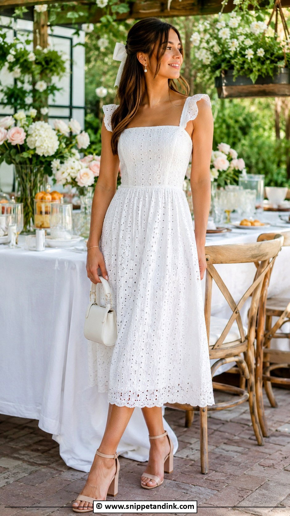 Bride Bridal Shower Dress Outfit - Snippet and Ink - 30 Bride Clothes Ideas