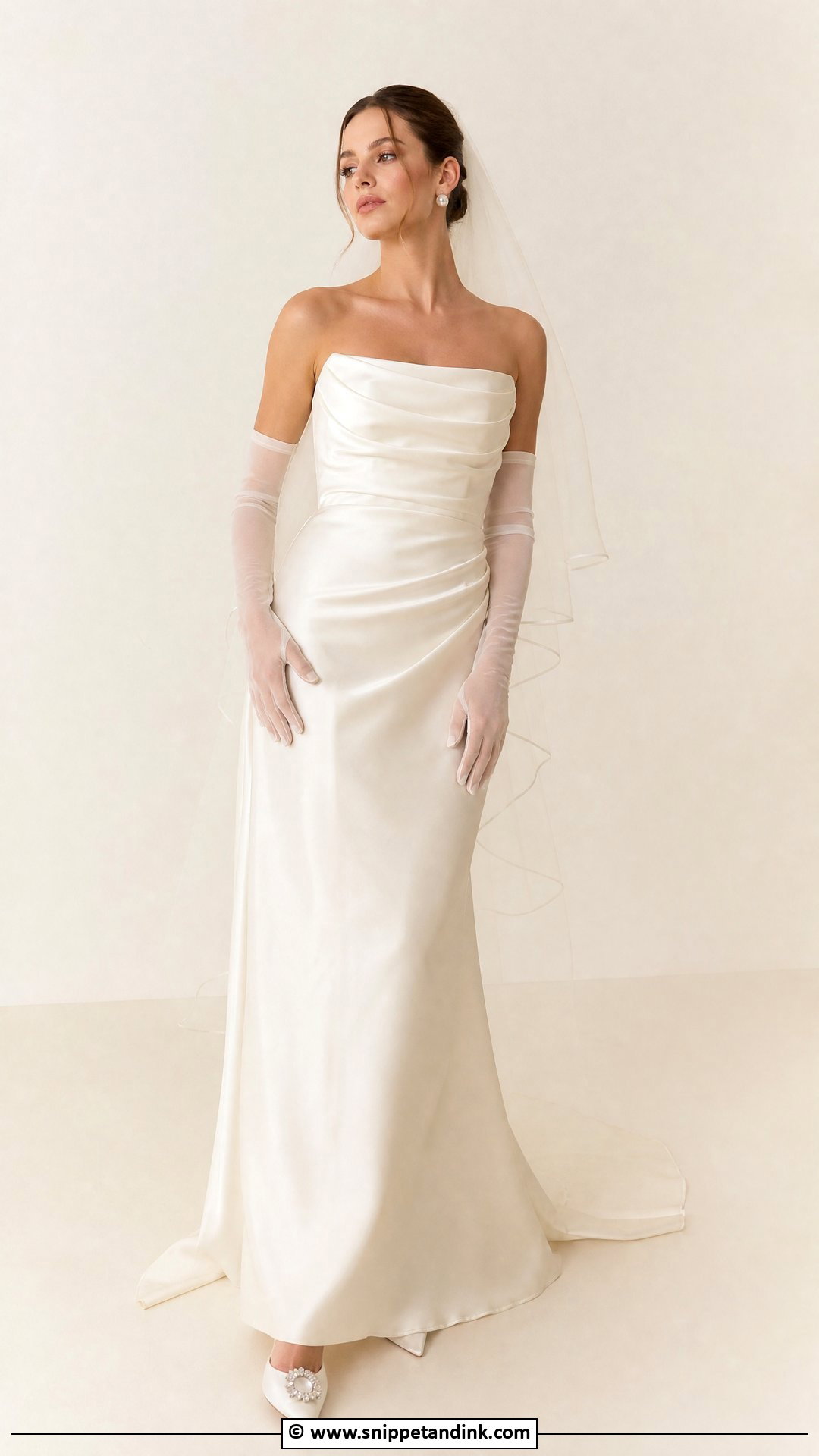 Bride Dress With Gloves - Snippet and Ink - 35 Bride Dress Ideas