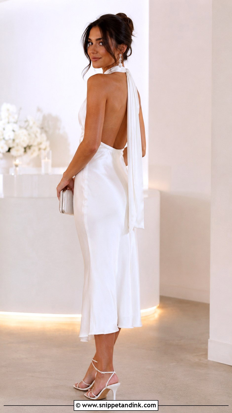 Bride Halter Dress Second Look - Snippet and Ink - 25 Bride Second Look Ideas