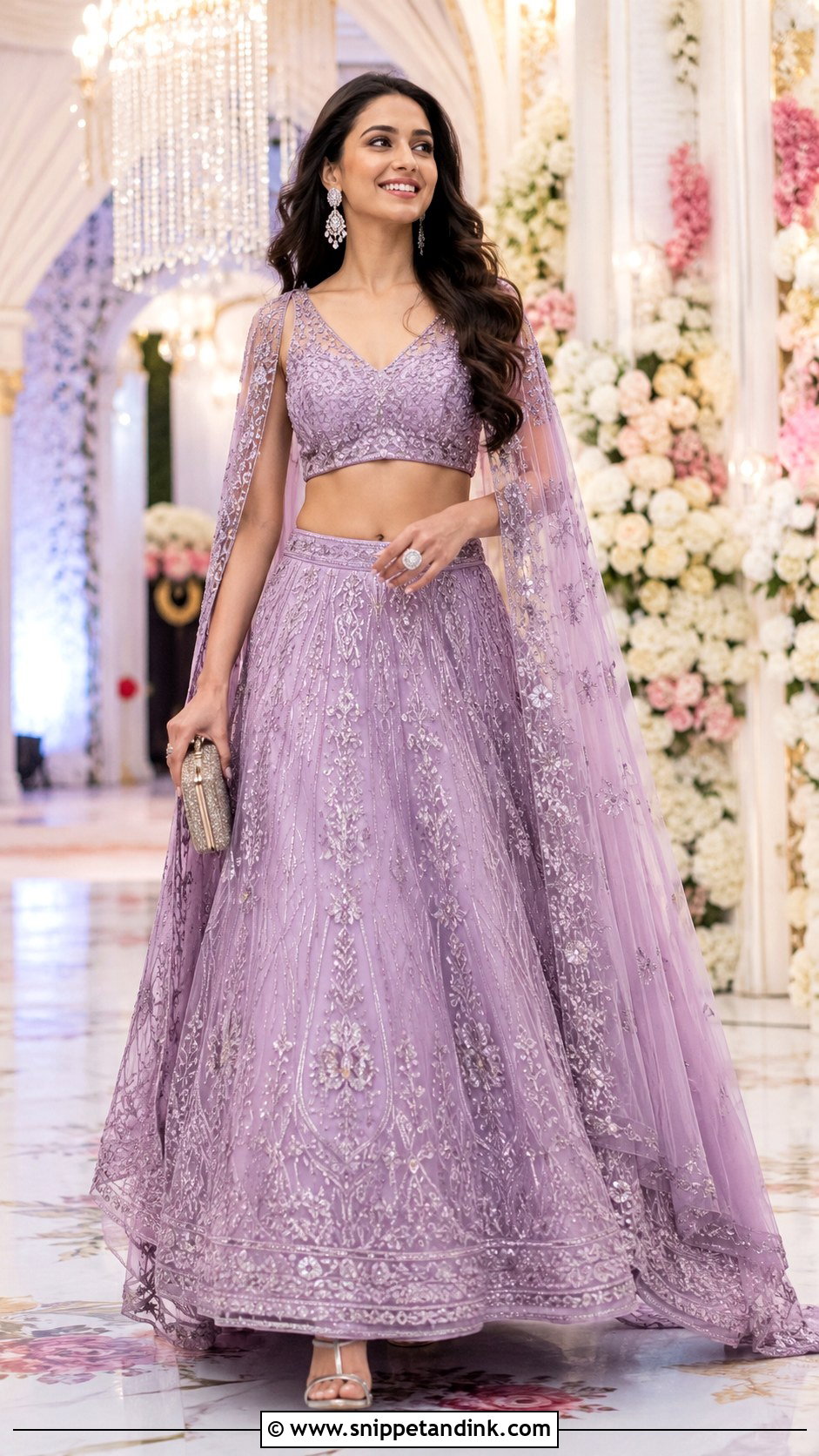Bride Sister Cape Lehenga - Snippet and Ink - 25 Bride Sister Dress Indian Weddings Ideas