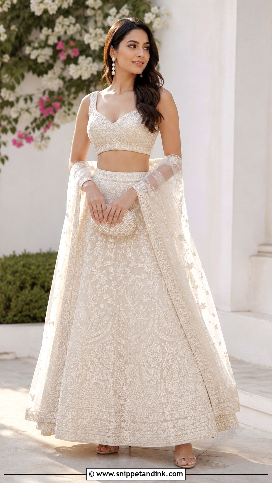 Bride Sister Chikankari Lehenga - Snippet and Ink - 25 Bride Sister Dress Indian Weddings Ideas