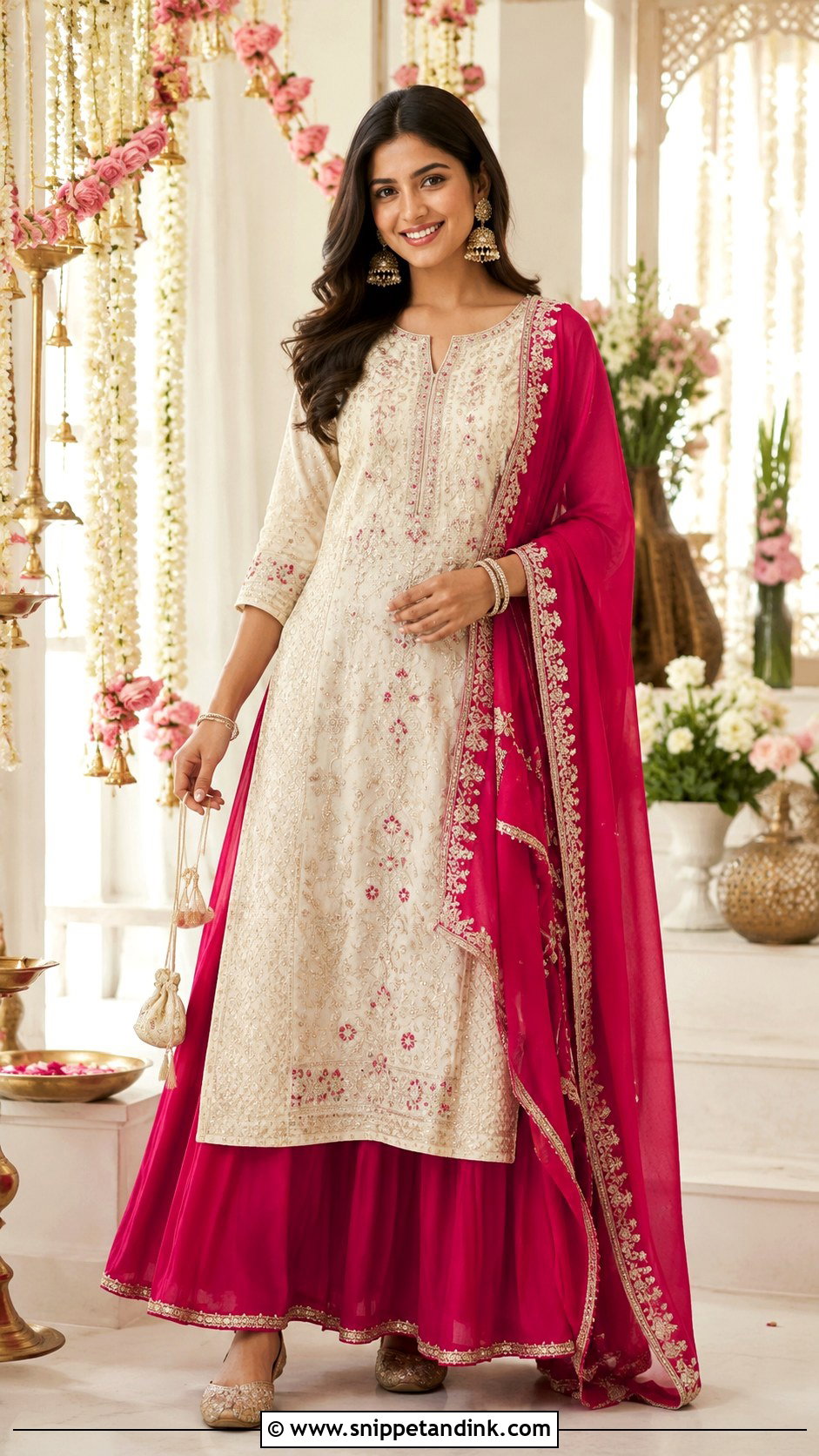 Bride Sister Kurta Skirt Set - Snippet and Ink - 25 Bride Sister Dress Indian Weddings Ideas